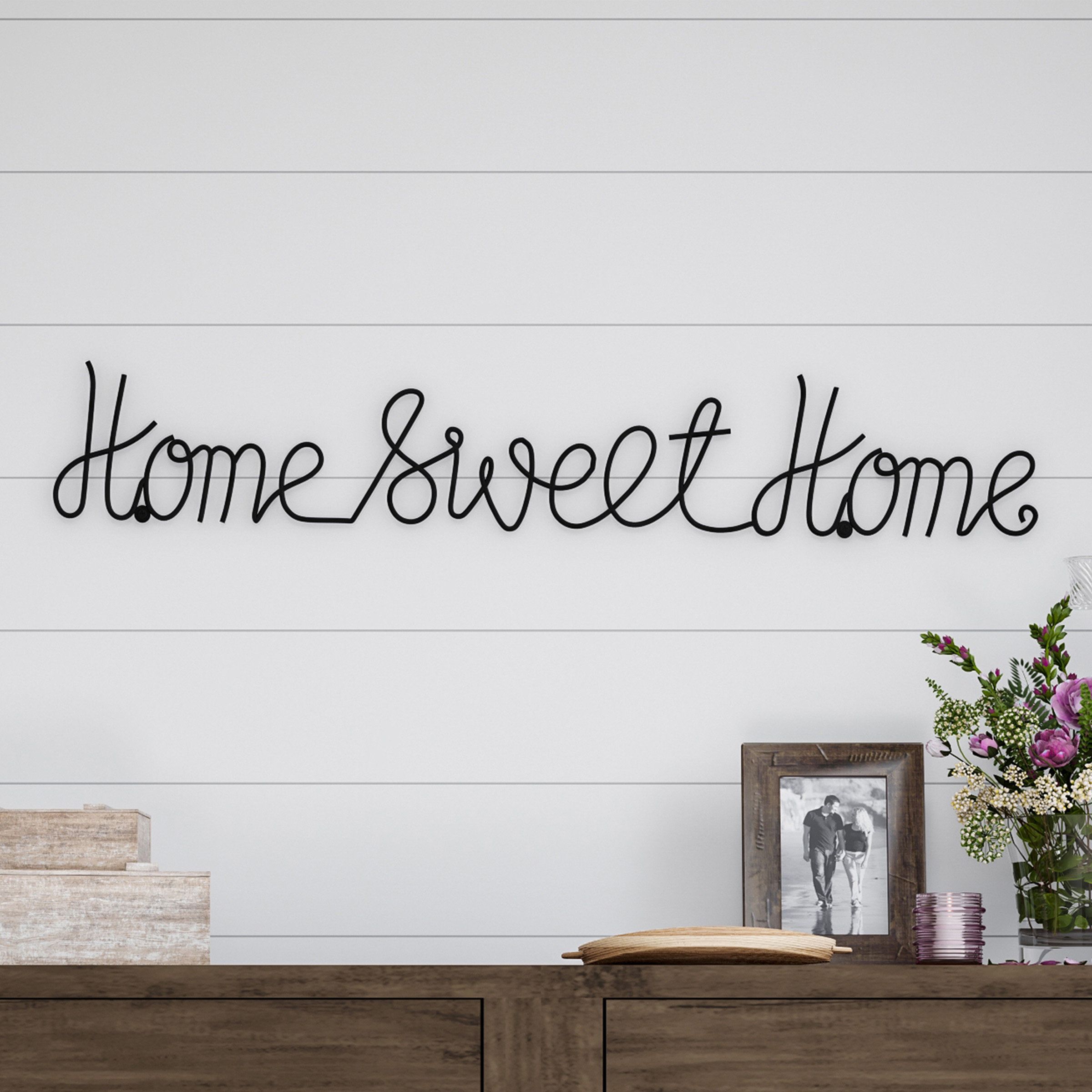 Home Sweet Home Metal Wall Décor Within Blessed Steel Wall Decor (View 27 of 30)