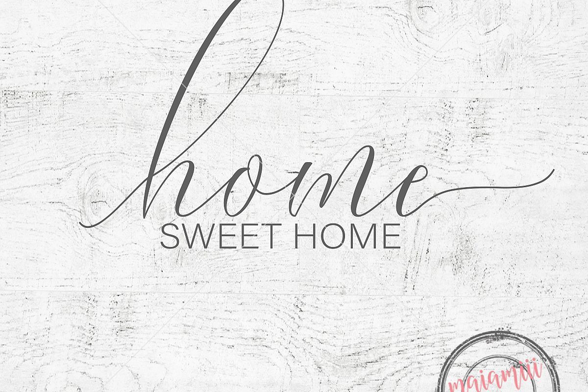 Home Sweet Home Svg File Cricut File Home Svg Wood Sign Farmhouse Decor  Home Wall Decor Printable With Laser Engraved Home Sweet Home Wall Decor (View 26 of 30)