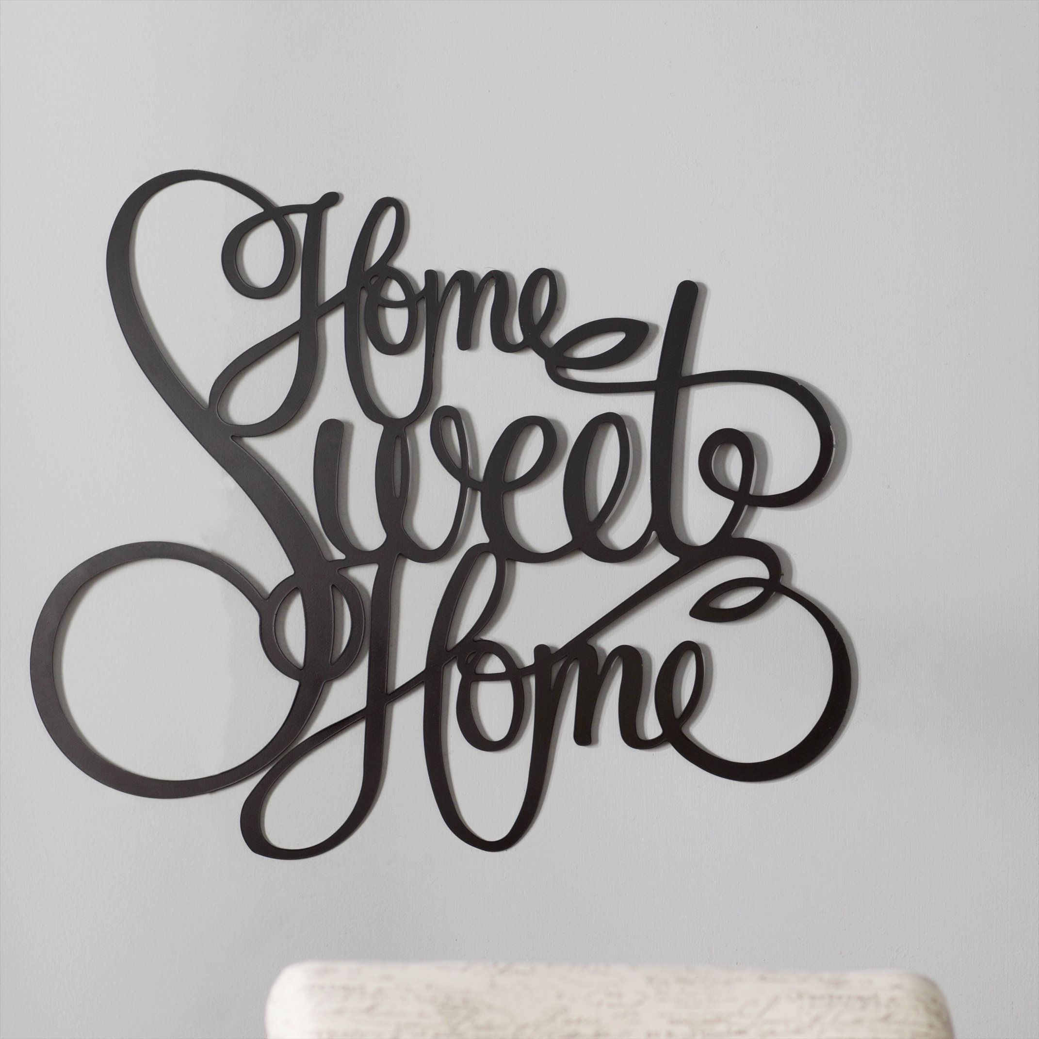 Home Sweet Home Wall Decor | Wayfair In Laser Engraved Home Sweet Home Wall Decor (View 1 of 30)