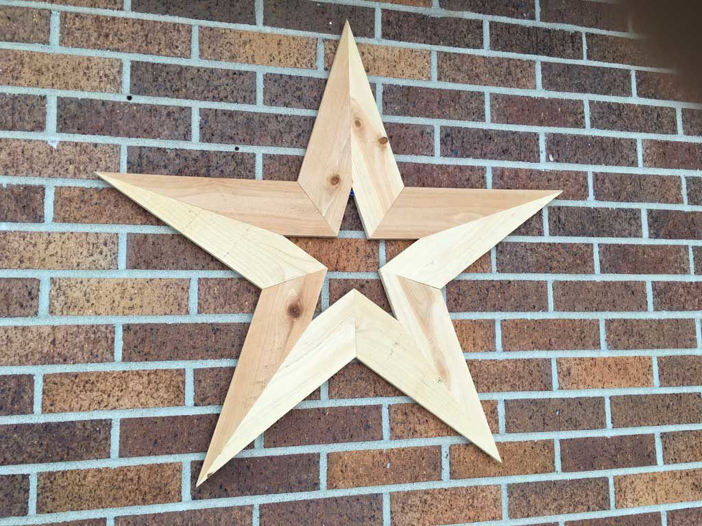How To Make A Diy Wooden Star Decoration For Your Wall Pertaining To Raised Star Wall Decor (View 6 of 30)