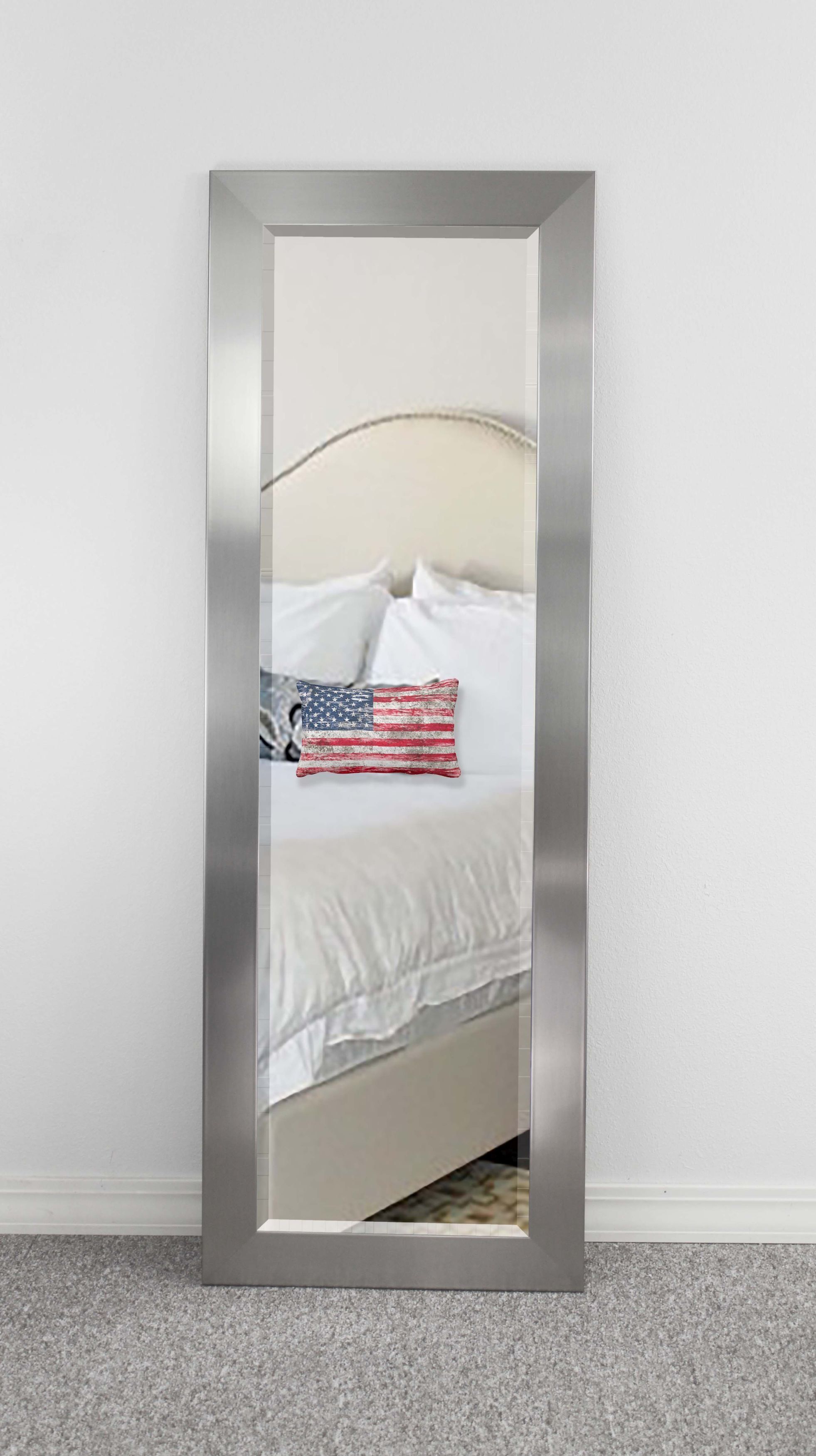 Industrial Beveled Full Length Mirror With Regard To Industrial Full Length Mirrors (Photo 23 of 30)
