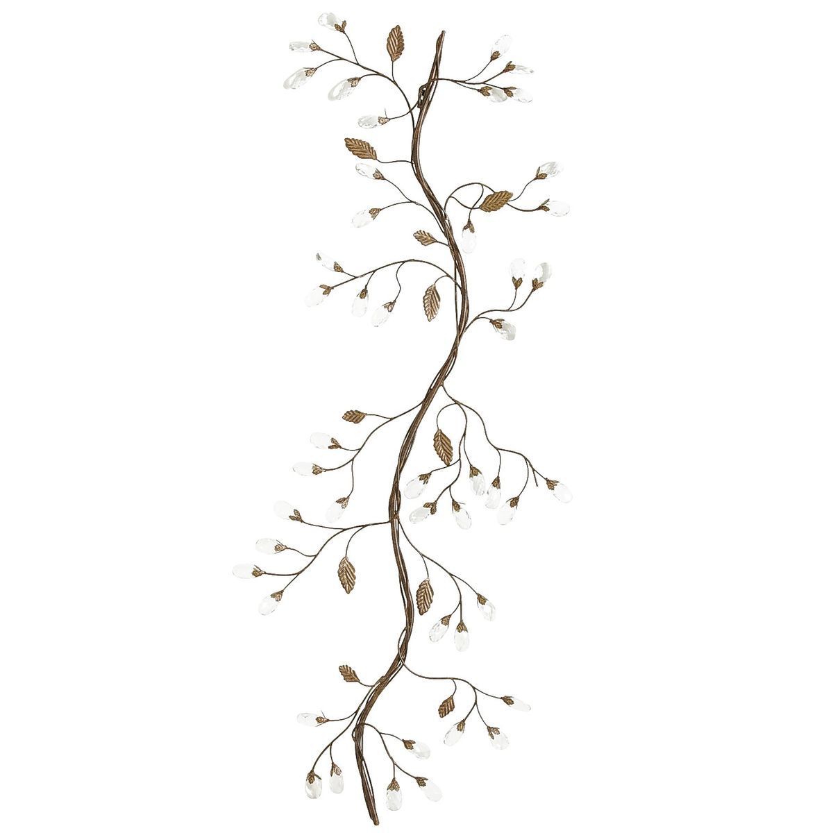 Jeweled Branch Metal Wall Decor | Decorating | Wall Decor With Windswept Tree Wall Decor By World Menagerie (View 24 of 30)