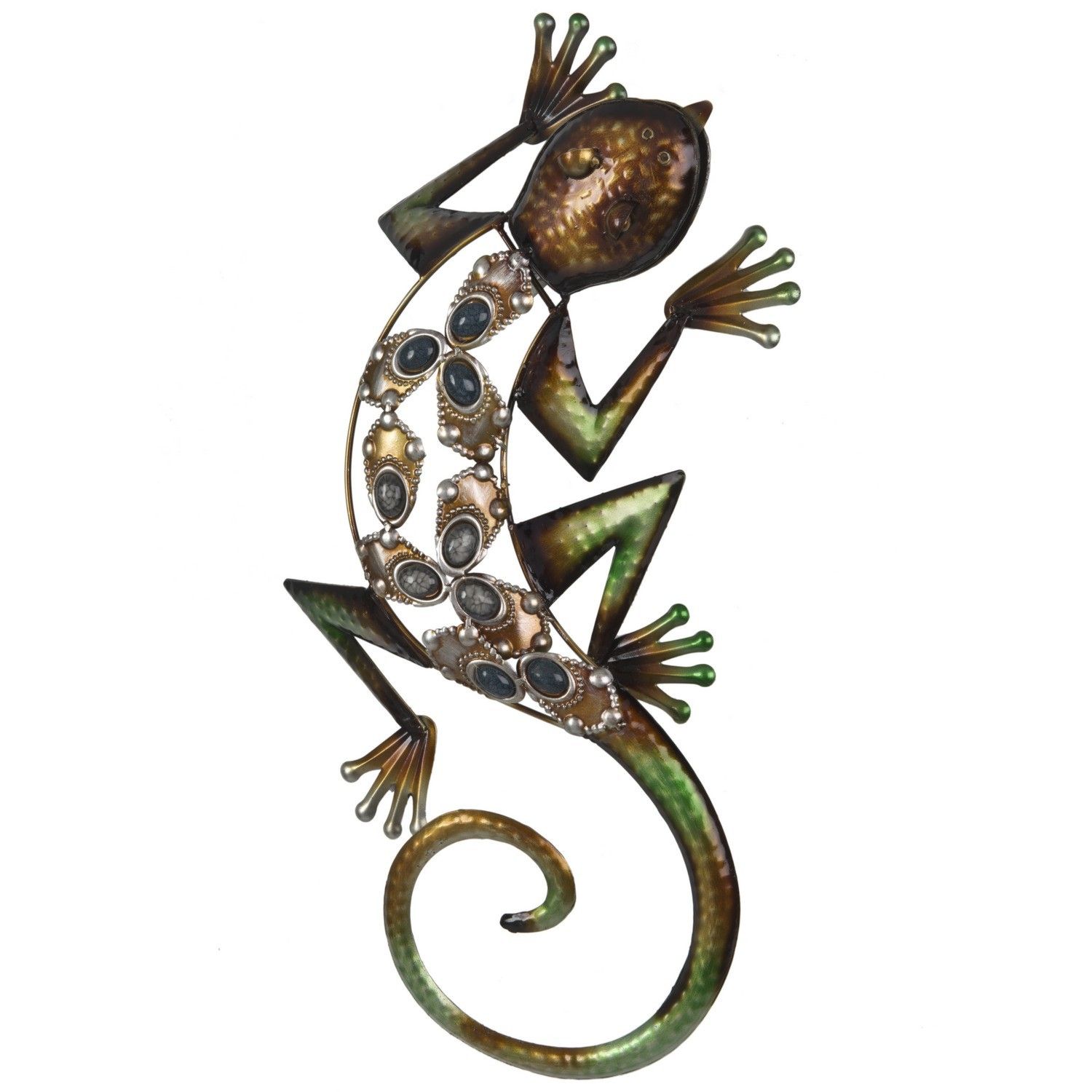 Jewelled Lizard Wall Art Intended For Gecko Wall Decor (View 26 of 30)