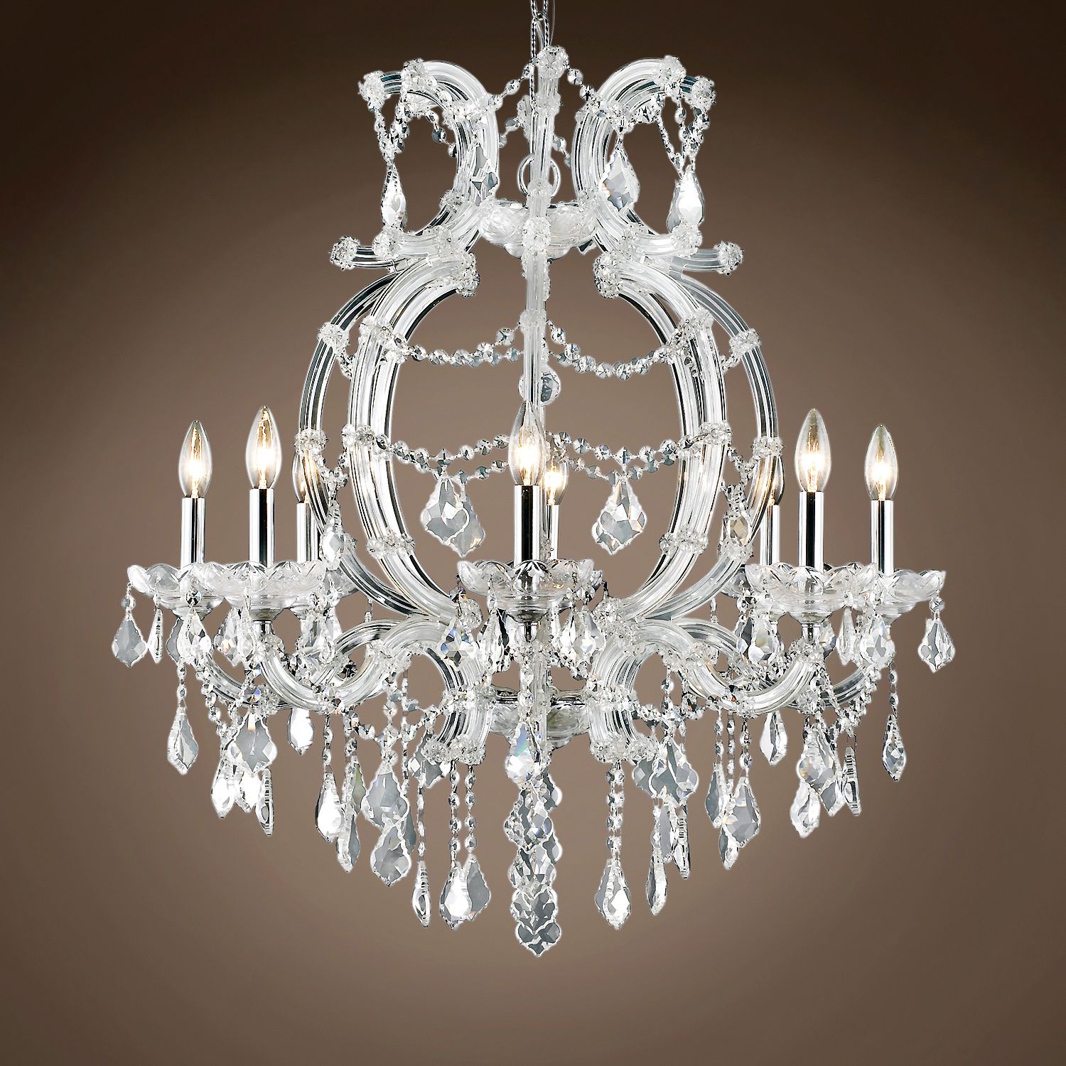 Jm Maria Theresa 8 Light 28" Chandelier With Regard To Thresa 5 Light Shaded Chandeliers (View 25 of 30)