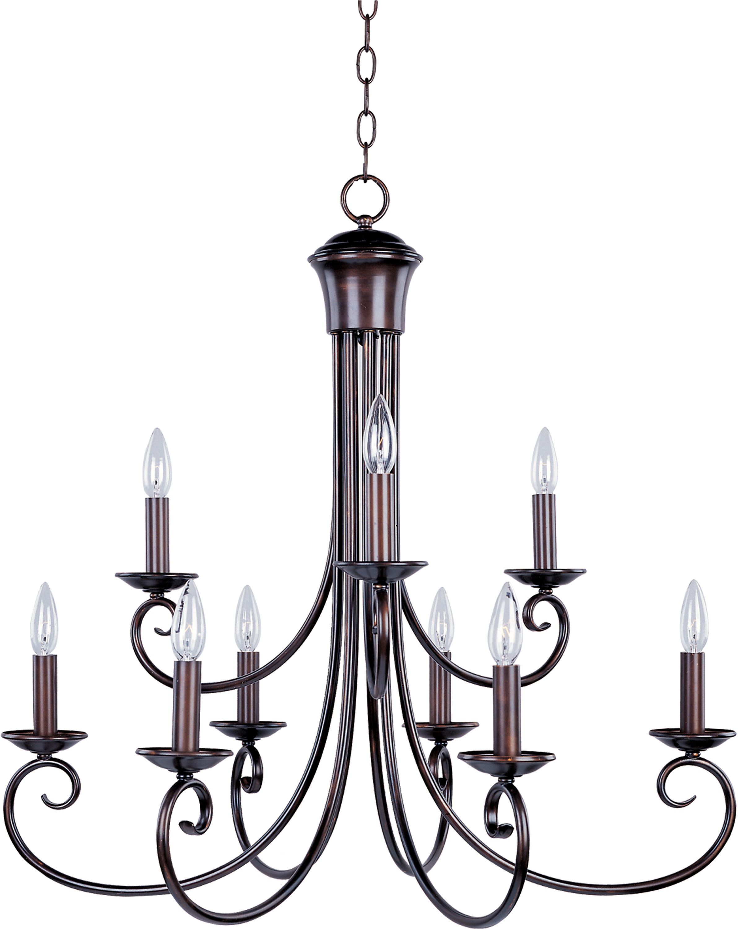 Kenedy 9 Light Candle Style Chandelier With Regard To Giverny 9 Light Candle Style Chandeliers (Photo 2 of 30)