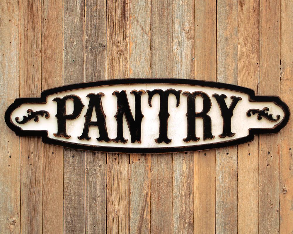 Kitchen Wall Decor Rustic Pantry Sign Vintage Pantry Sign Regarding Personalized Mint Distressed Vintage Look Laundry Metal Sign Wall Decor (View 28 of 30)