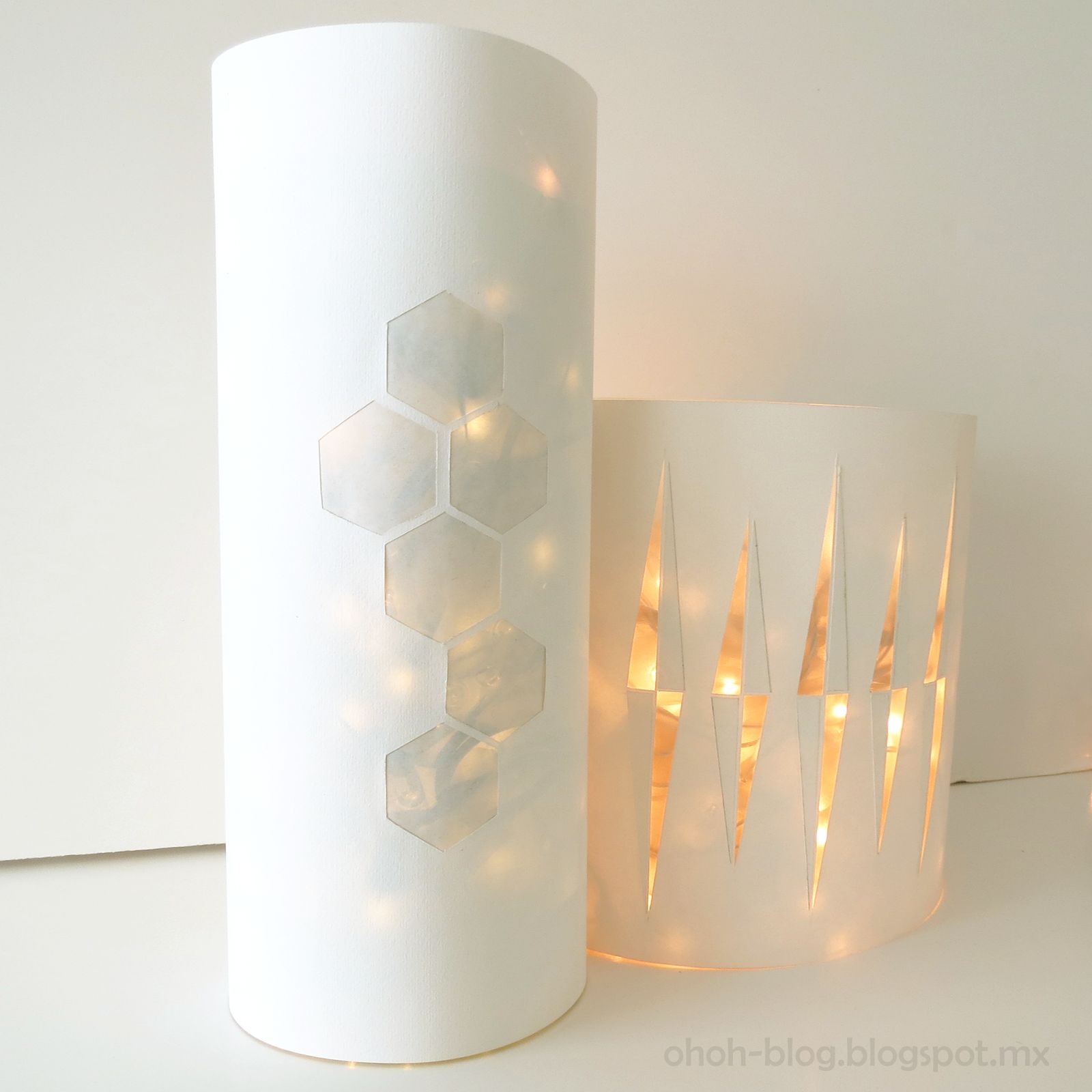Lantern With Christmas Lights – Ohoh Deco Intended For Louanne 1 Light Lantern Geometric Pendants (Photo 26 of 30)