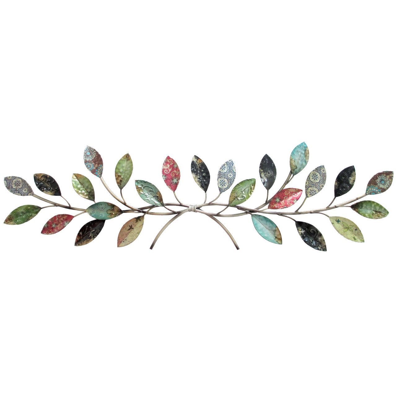 Leaves Metal Sculpture Wall Décor With Regard To Leaves Metal Sculpture Wall Decor By Winston Porter (View 1 of 30)