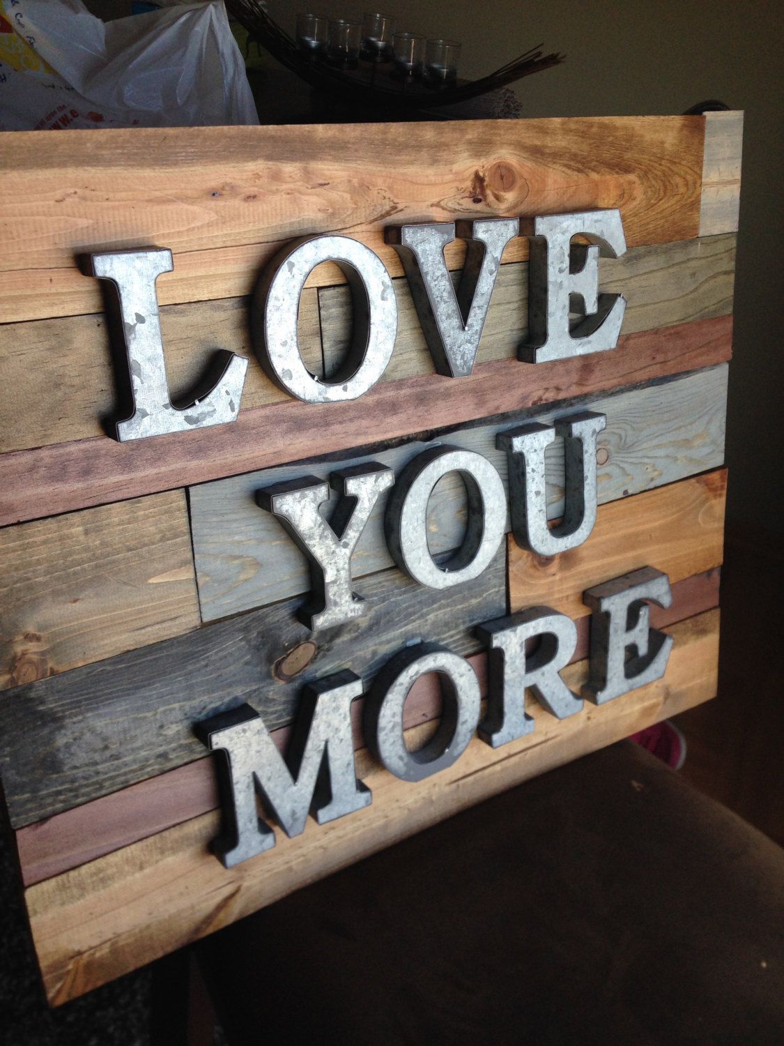 Love You More, Love You More Wood Sign, Love You More Metal In 'love You More' Wood Wall Decor (View 17 of 30)
