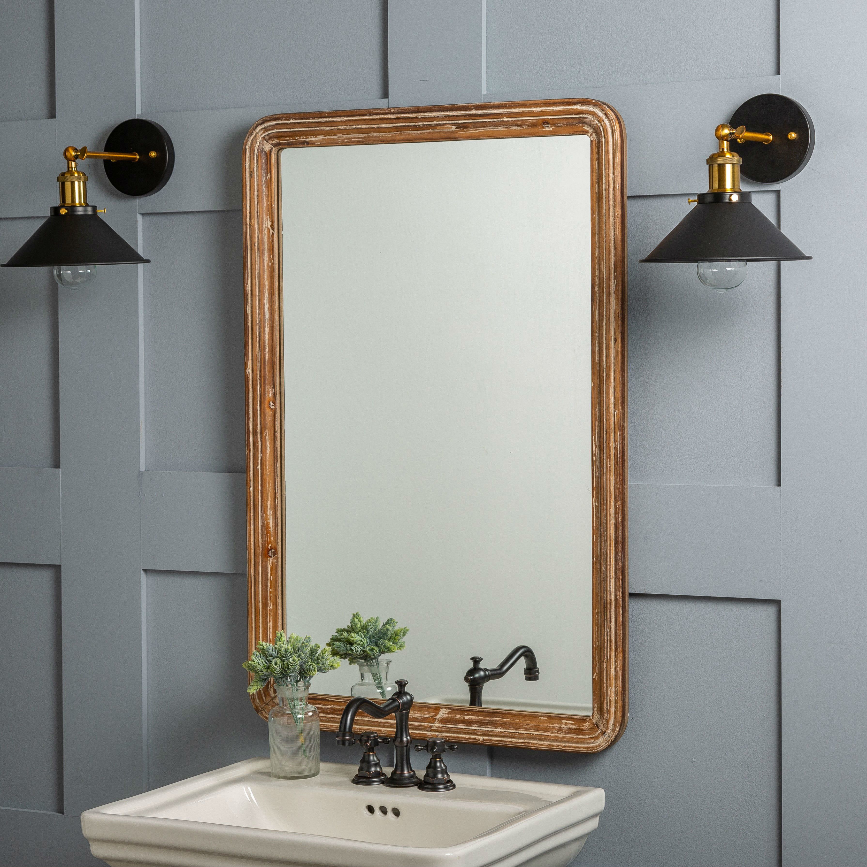 Luman Wall Mirror Throughout Polen Traditional Wall Mirrors (View 13 of 30)