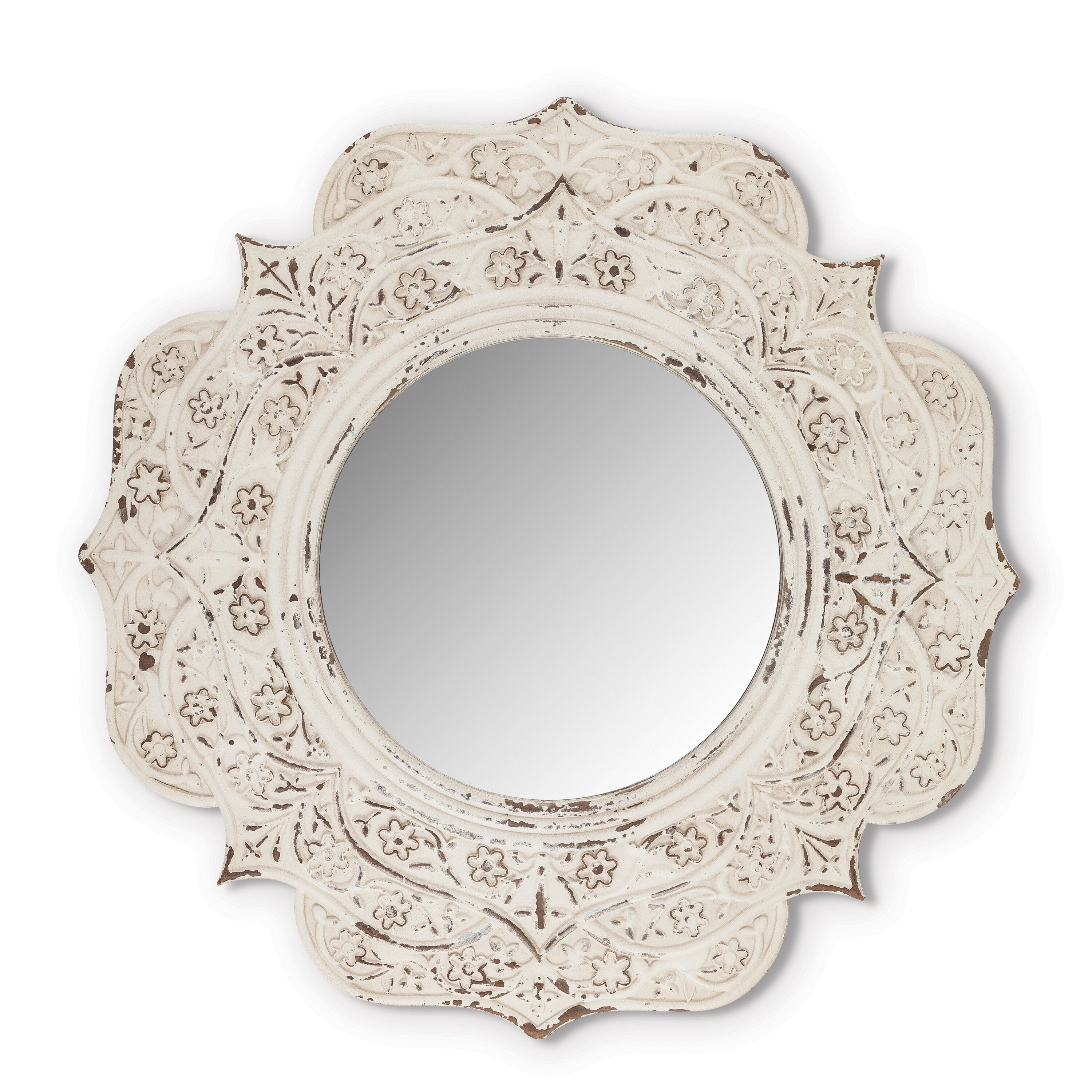 Mcgreevy Medallion Accent Mirror With Medallion Accent Mirrors (View 2 of 30)