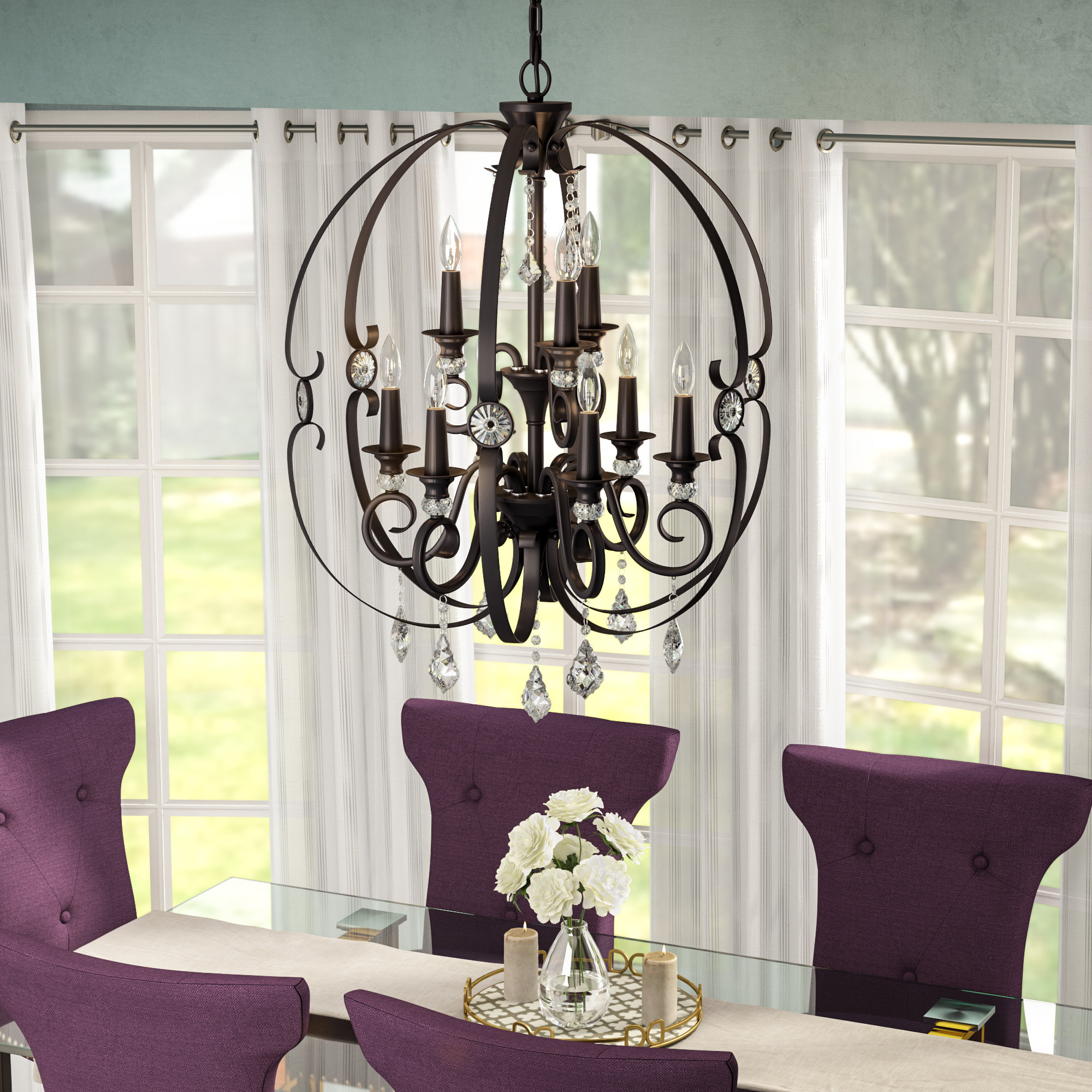 Mcknight 9 Light Chandelier | Wayfair With Regard To Mcknight 9 Light Chandeliers (Photo 6 of 30)