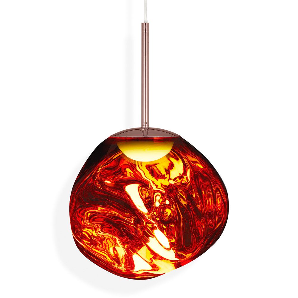 Melt Mini Led Pendant Light – Copper Within Amara 2 Light Dome Pendants (View 9 of 30)