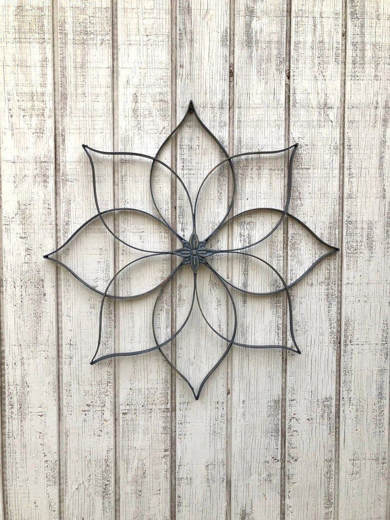 Metal Flower Wall Decor – Fashionsneakers (View 21 of 30)