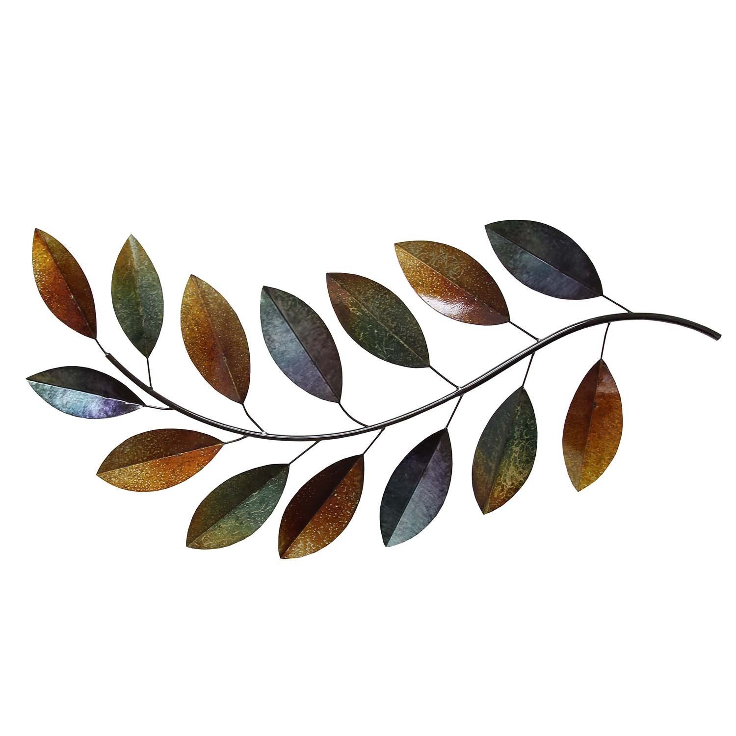 Metal Leaves Wall Dcor Stratton Home Decor Custom Branches In Desford Leaf Wall Decor By Charlton Home (View 26 of 30)