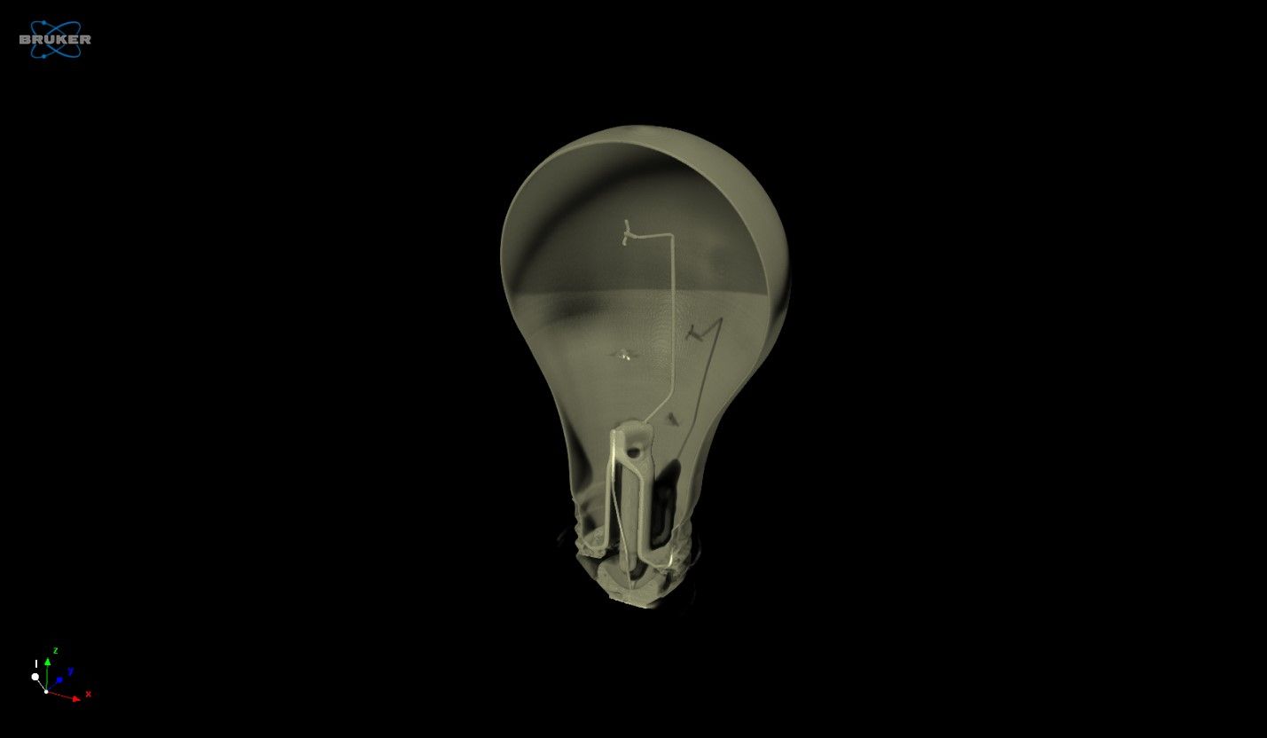 Micro Ct Of A Light Bulb | Micro Photonics Regarding Bryker 1 Light Single Bulb Pendants (Photo 28 of 30)