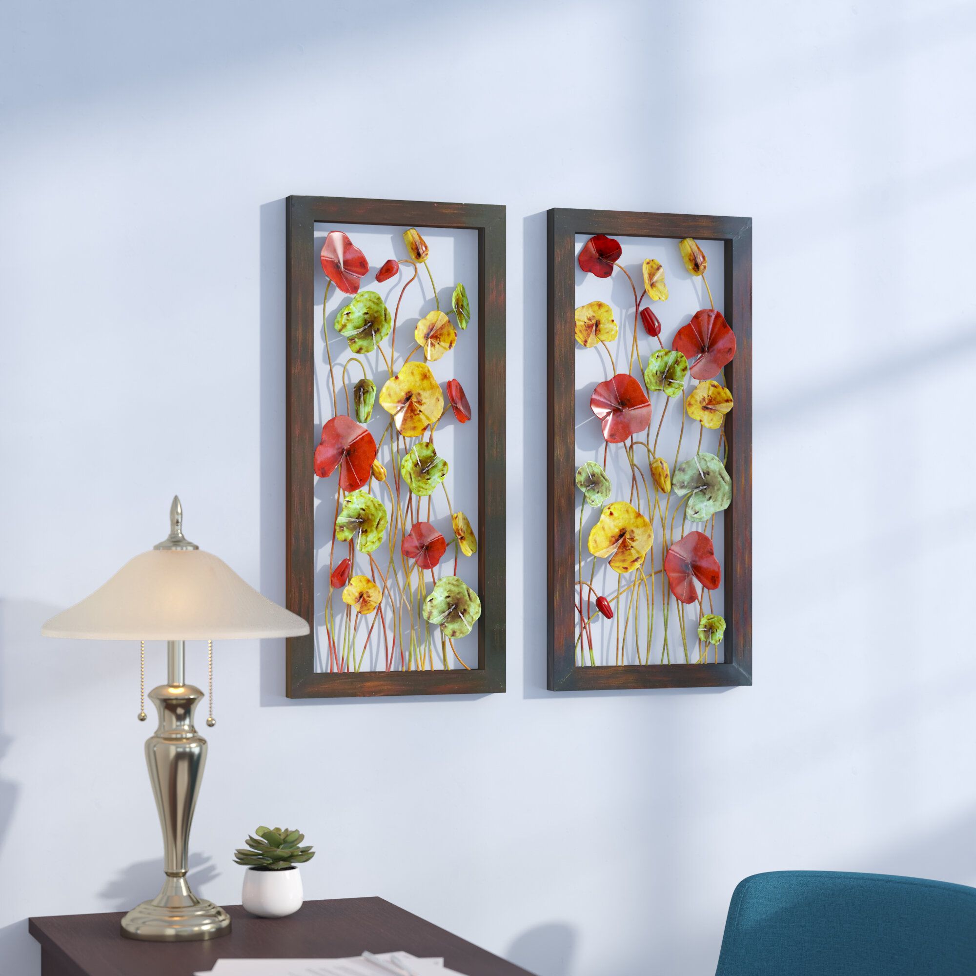 Mirror Wall Decor Set | Wayfair Throughout 2 Piece Panel Wood Wall Decor Sets (set Of 2) (View 4 of 30)