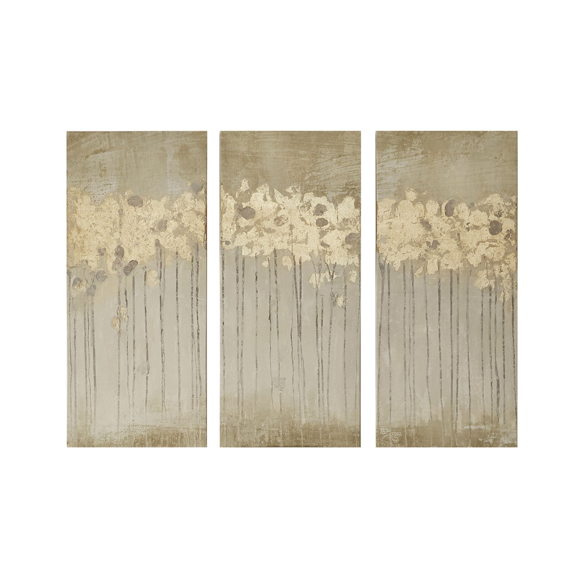 Modern Abstract Wall Art | Allmodern With 2 Piece Multiple Layer Metal Flower Wall Decor Sets (View 17 of 30)