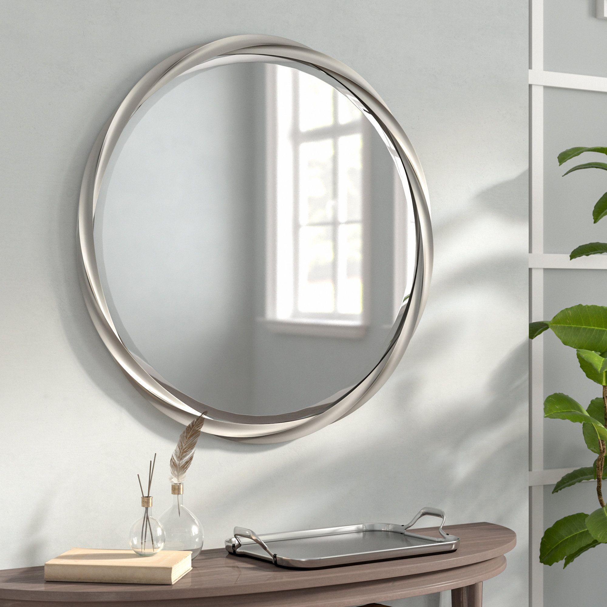 Modern & Contemporary Beveled Accent Mirror Within Needville Modern & Contemporary Accent Mirrors (View 27 of 30)