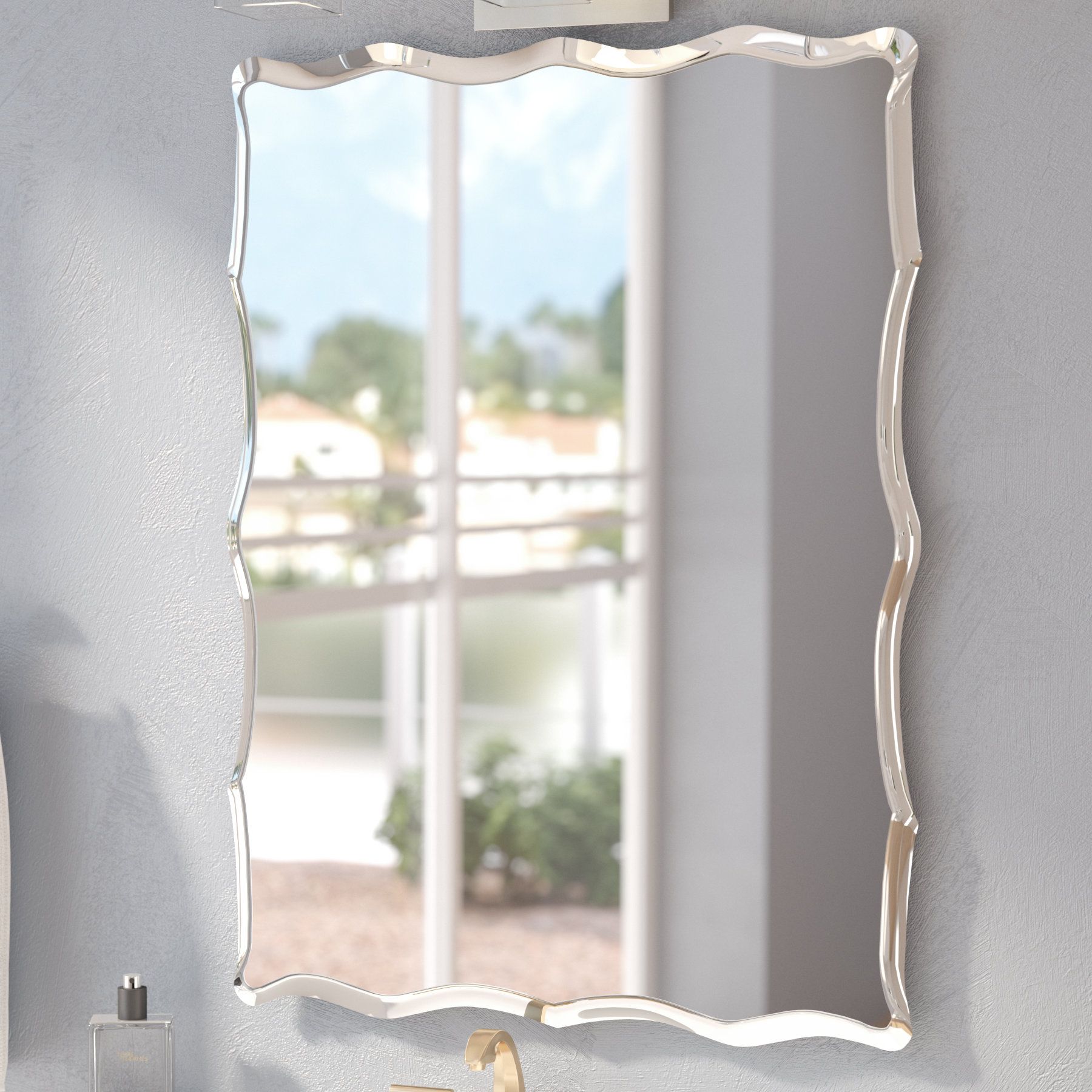 Modern & Contemporary Wall Mirrors You'll Love In 2019 | Wayfair For Industrial Modern &amp; Contemporary Wall Mirrors (View 23 of 30)