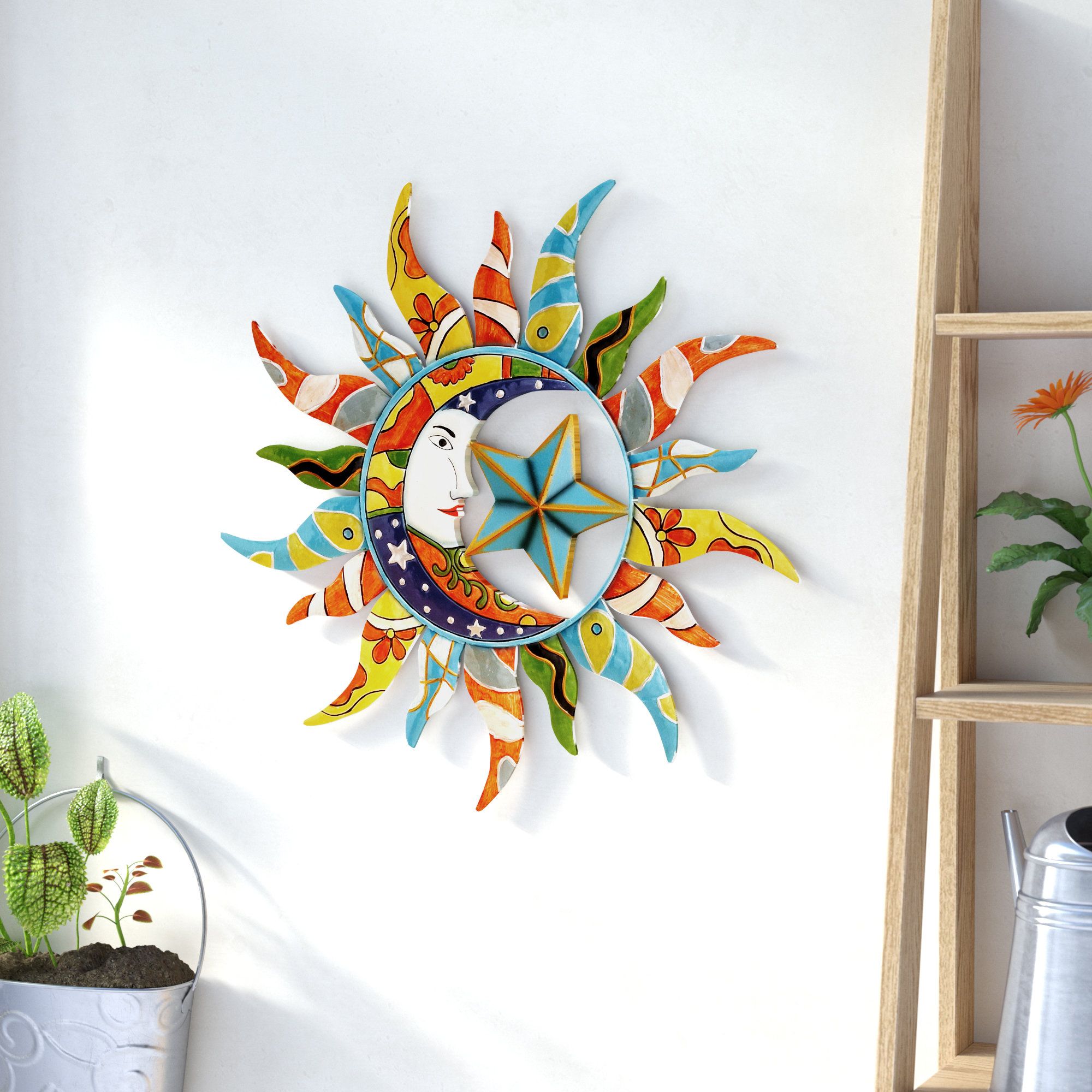 Featured Photo of The Best Nature Metal Sun Wall Decor