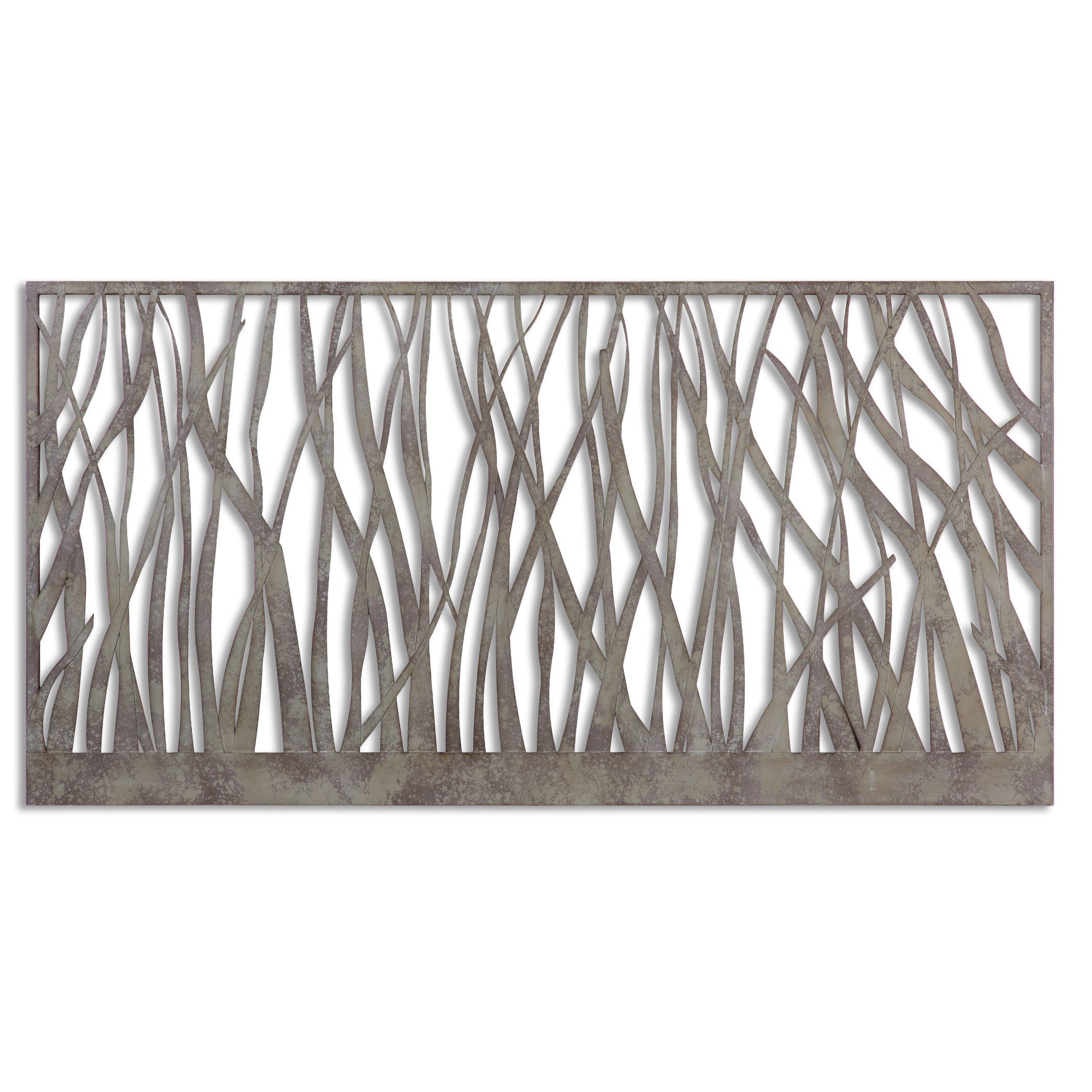 Olive/gray Metal Wall Decor With Olive/gray Metal Wall Decor (Photo 1 of 30)