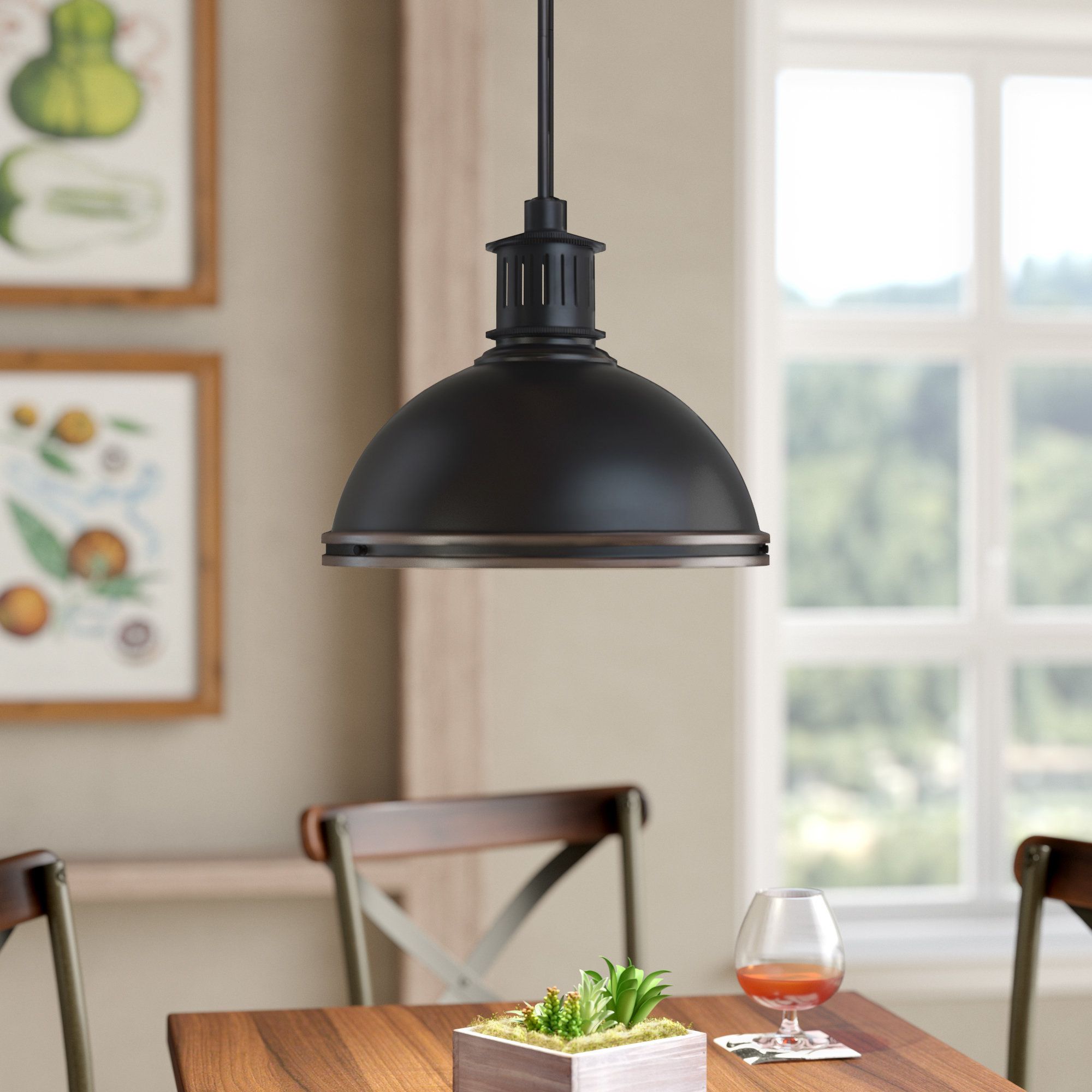 Orchard Hill 3 Light Dome Pendant In Amara 3 Light Dome Pendants (View 8 of 30)
