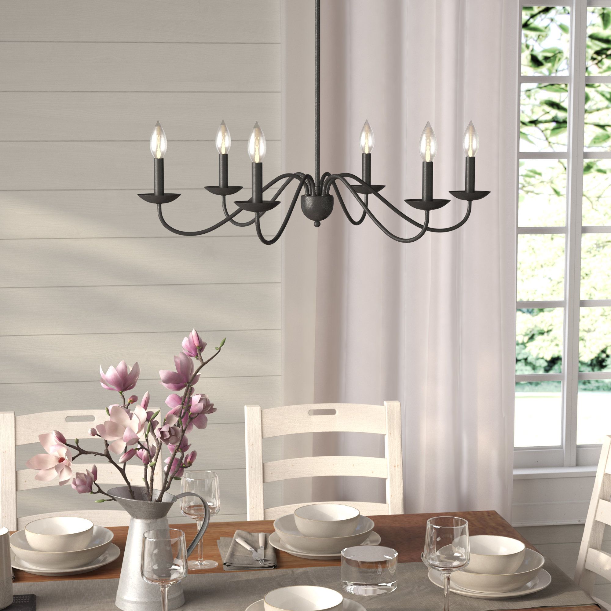 Perseus 6 Light Candle Style Chandelier With Regard To Perseus 6 Light Candle Style Chandeliers (View 2 of 30)