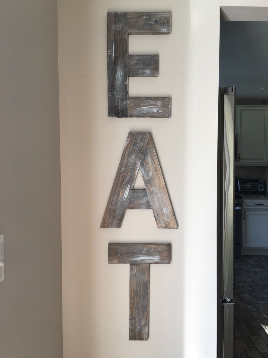 Pindebbie Hibbert On Decor | Diy Kitchen Decor, Home Within Eat Rustic Farmhouse Wood Wall Decor (Photo 5 of 30)