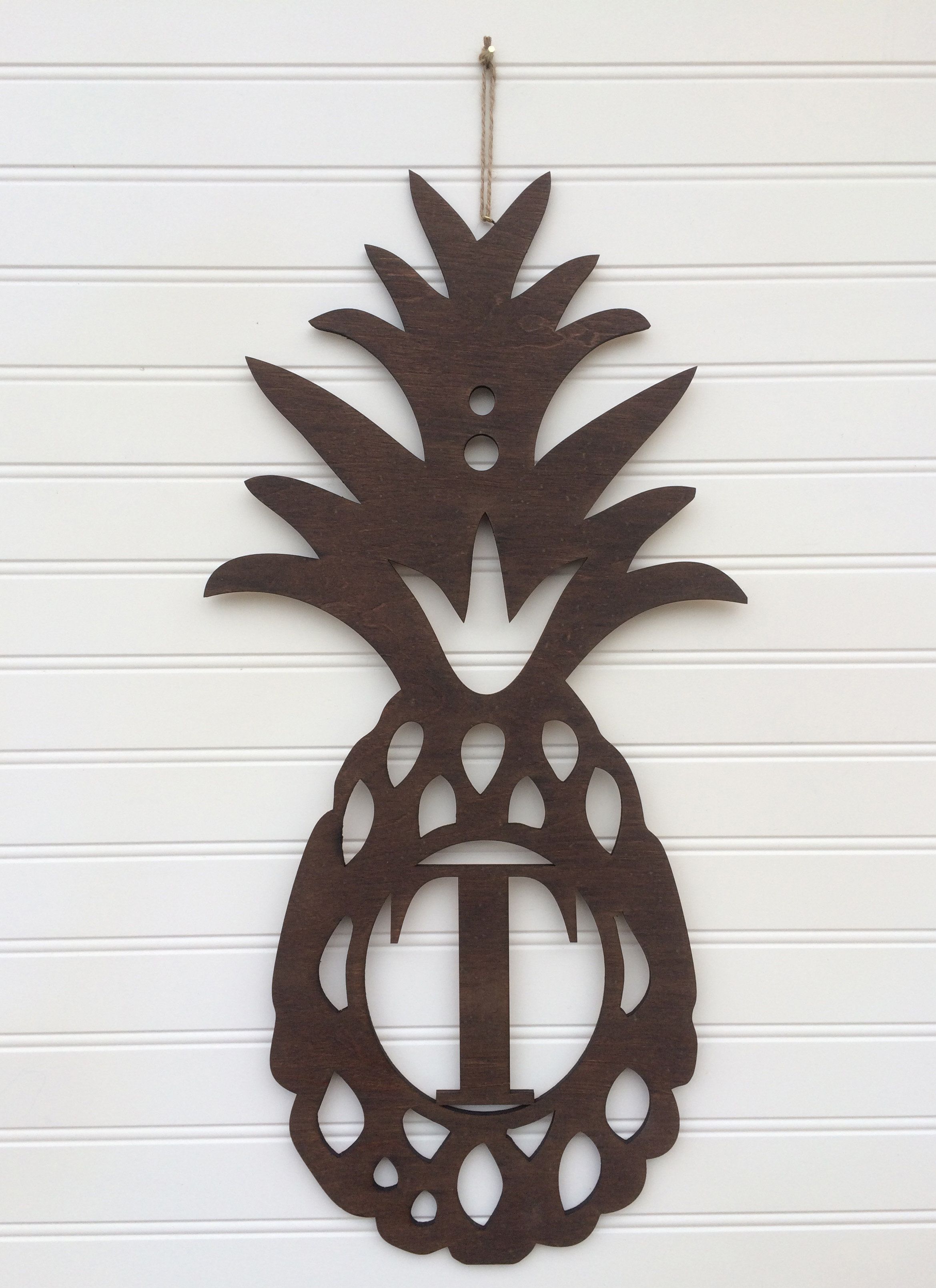 Pineapple Monogrammed Wall Décor With Regard To Pineapple Wall Decor (View 27 of 30)