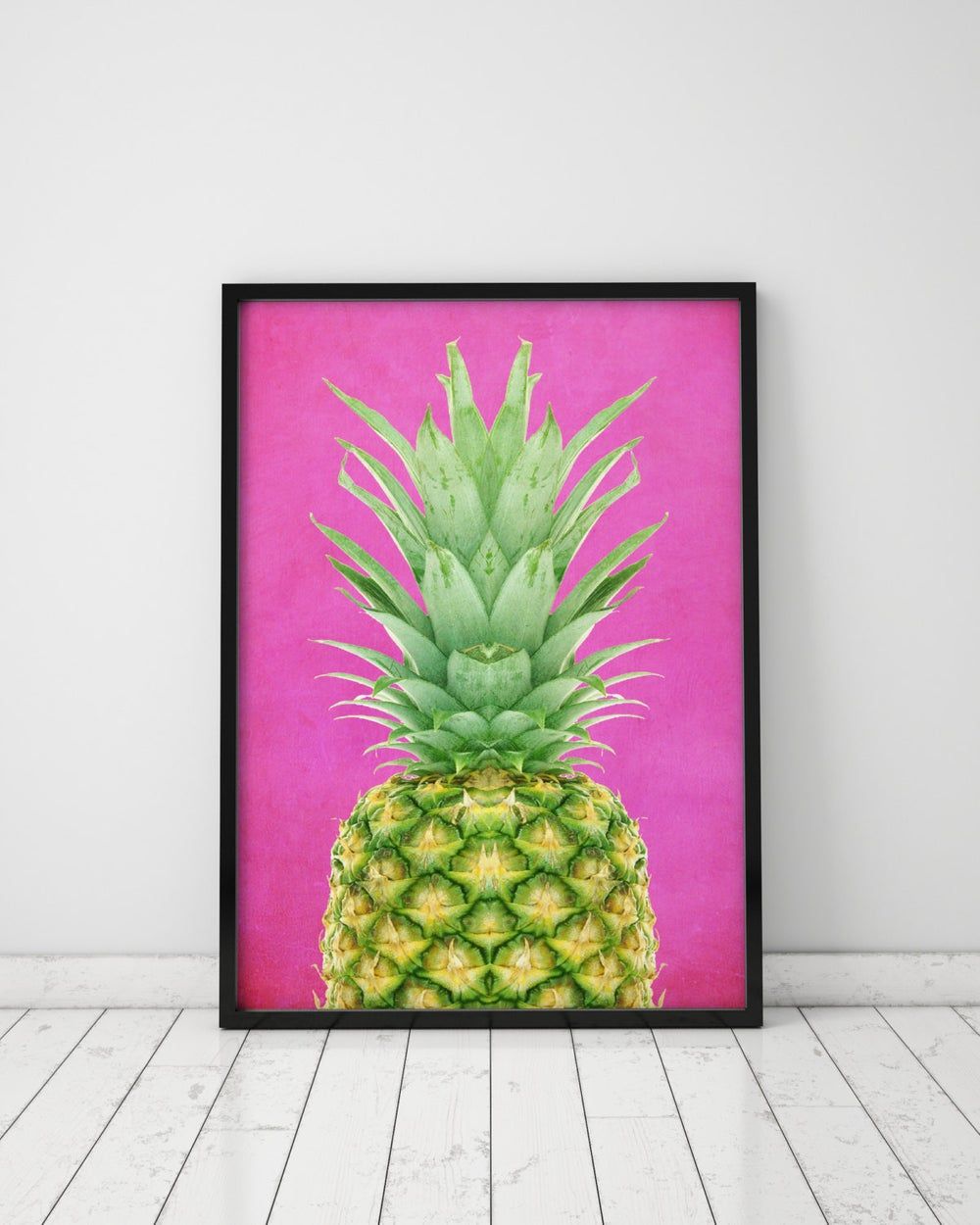 Pineapple Print Wall Art Kitchen Art Print Pink Poster Pineapple Tropical  Wall Decor Posters Pink Print Tropical Wall Art Pink Poster Intended For Pineapple Wall Decor (View 20 of 30)