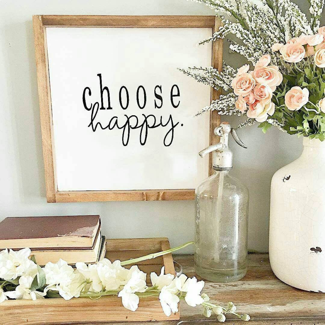 Pinfrances Ramos On Stuff I Like In 2019 | Home Decor With Choose Happy Wood Wall Decor (Photo 12 of 30)