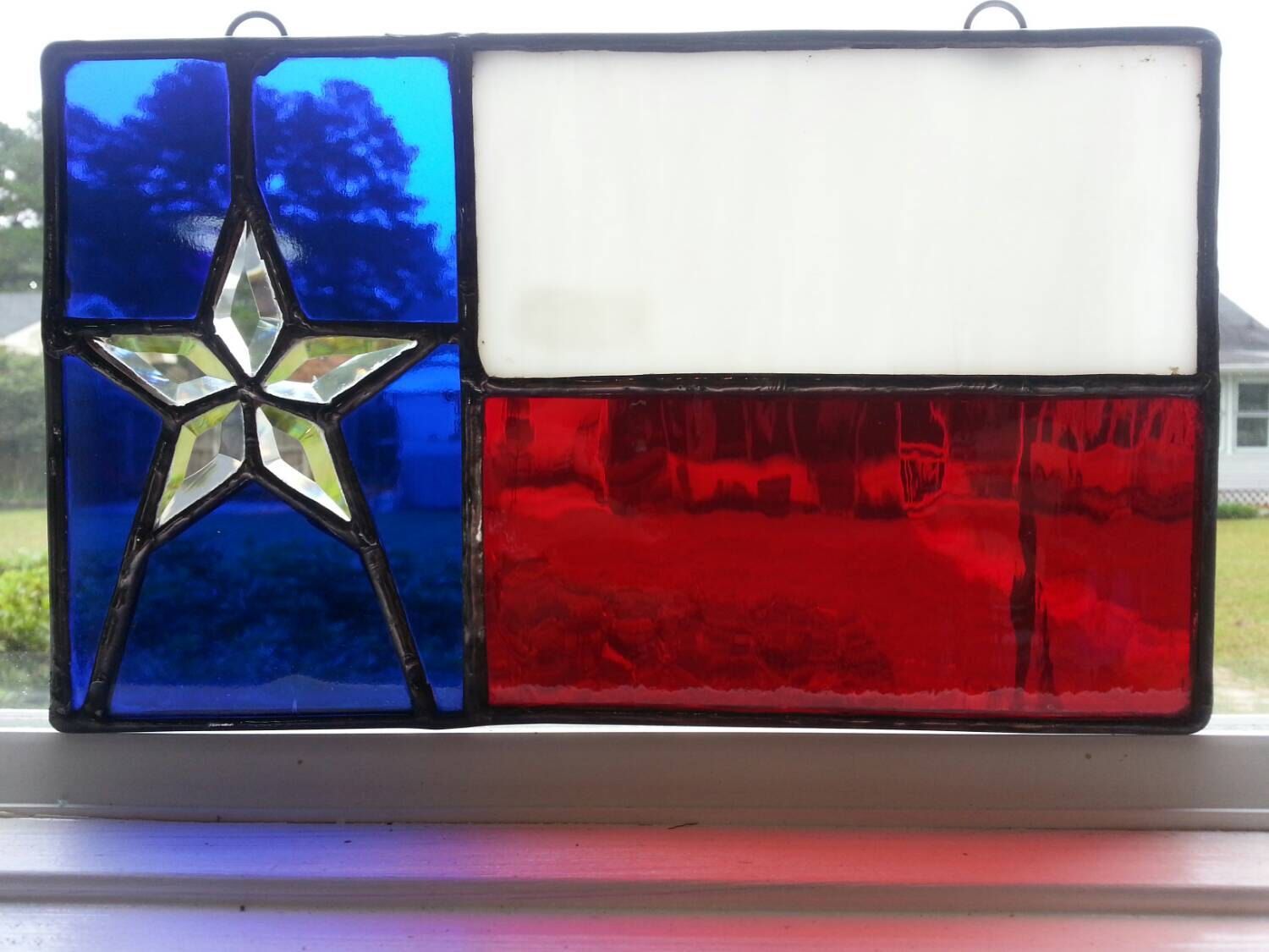Pinpamela Thomas On Stain Glass | Texas Flag Decor Regarding Raised Star Wall Decor (Photo 14 of 30)