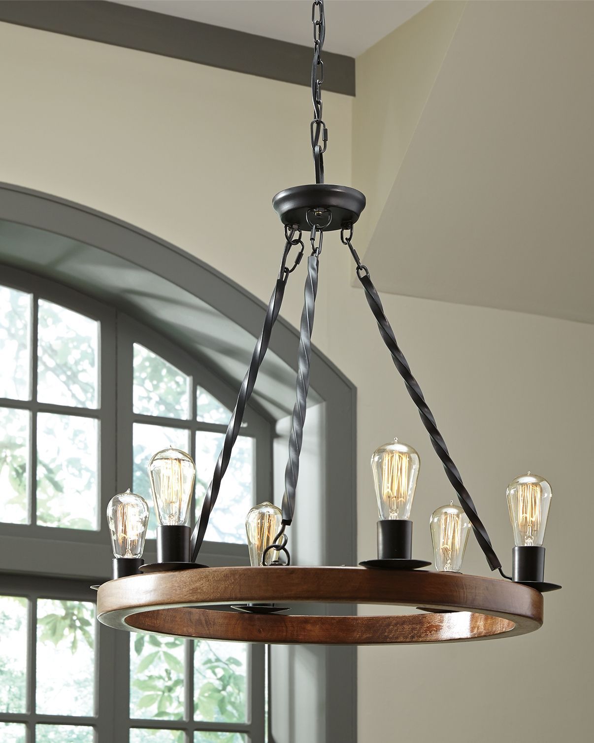 Plato Pendant Light, Brown/black | Products In 2019 | Wood With Aadhya 5 Light Drum Chandeliers (View 22 of 30)