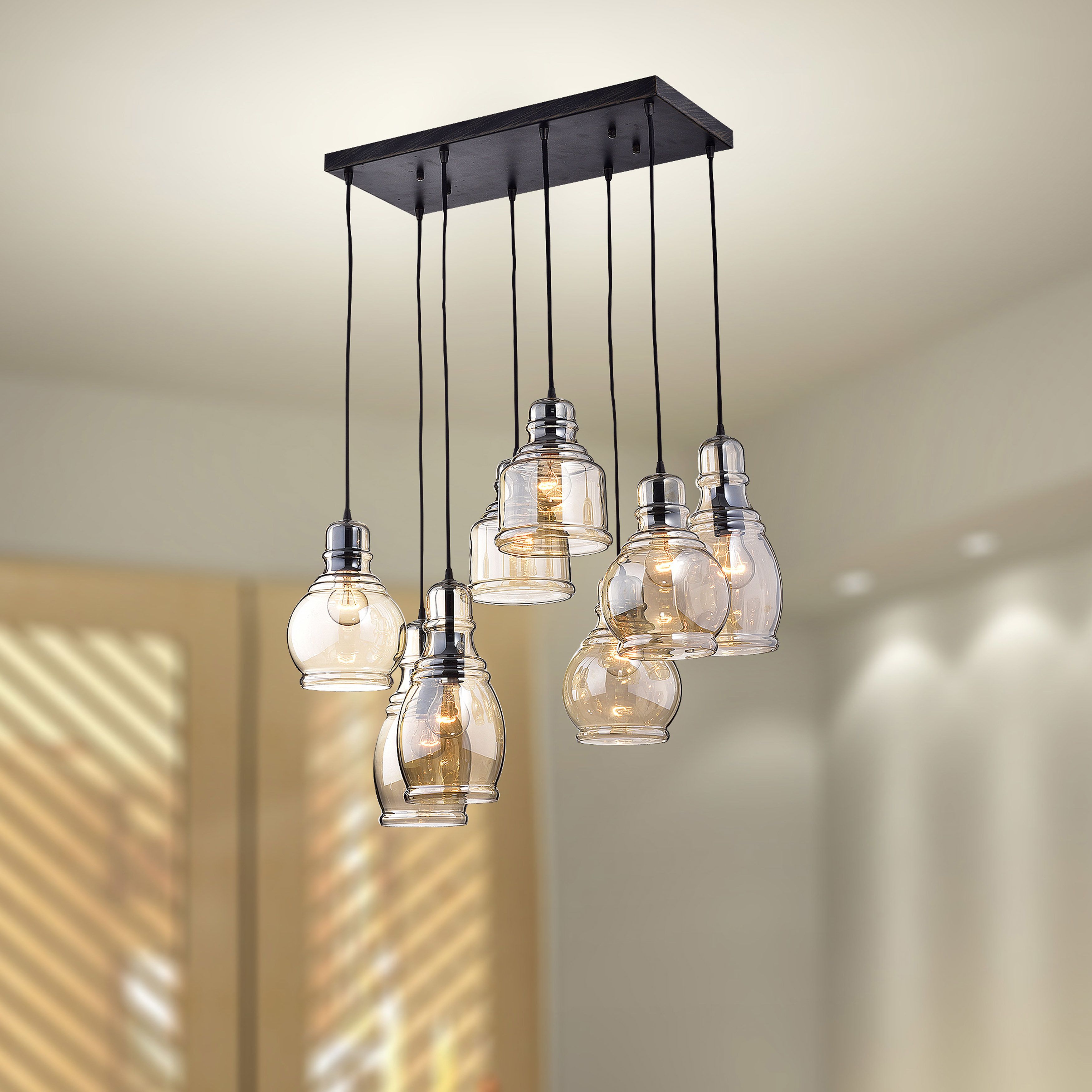 30 Best Collection of Vernice 3-light Cluster Bell Pendants