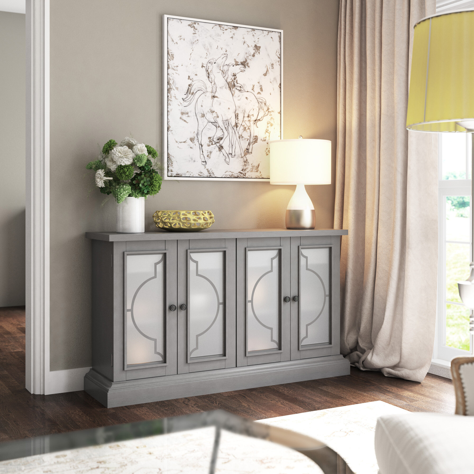 Rosdorf Park Joyner Sideboard & Reviews | Wayfair For Joyner Sideboards (Photo 1 of 30)