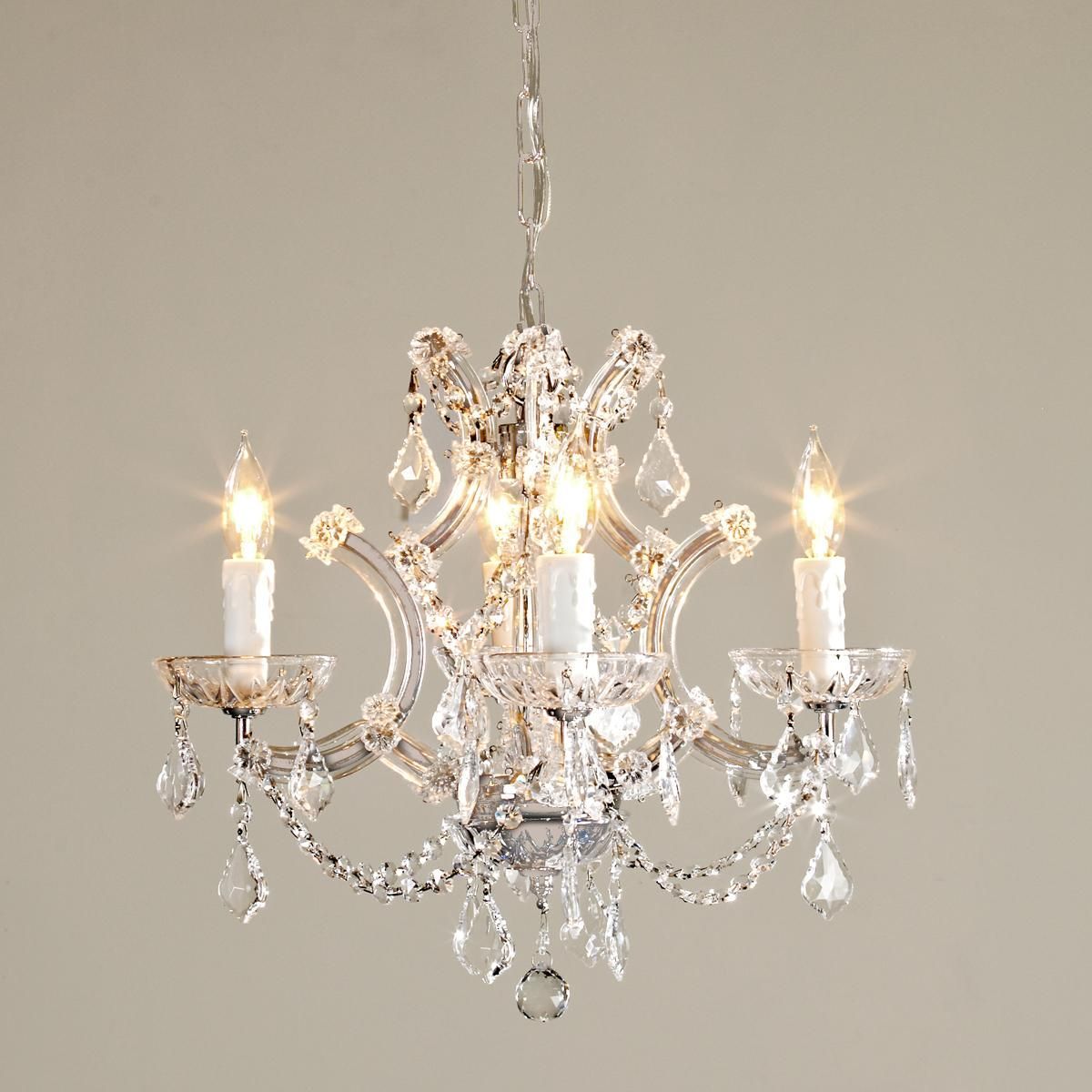 Round Crystal Chandelier | L&d Gerber | Chandelier Bedroom Intended For Blanchette 5 Light Candle Style Chandeliers (Photo 18 of 30)