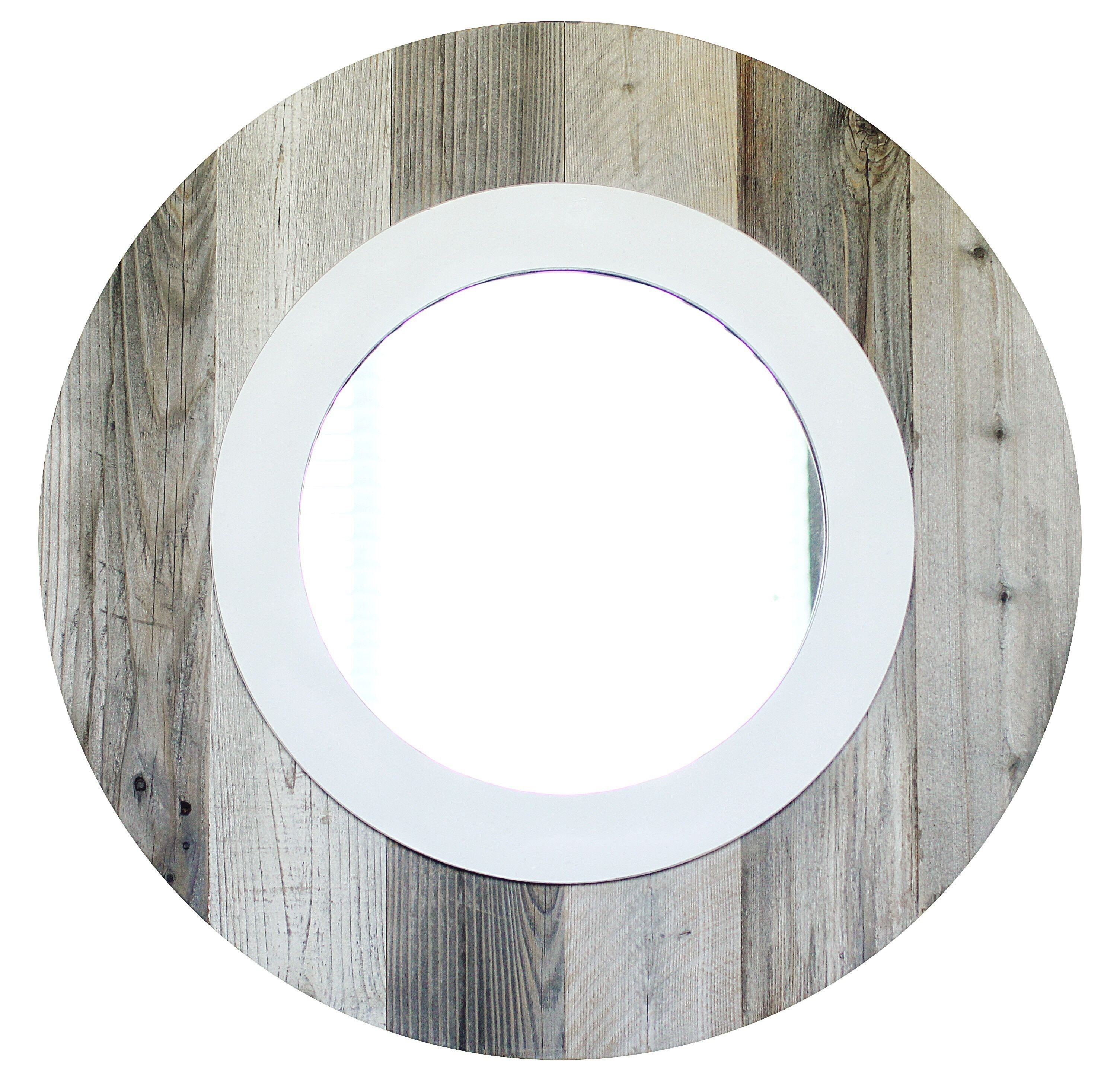 Rustic Mirrors | Wood, Metal & Farmhouse Framed Mirrors With Round Eclectic Accent Mirrors (View 30 of 30)