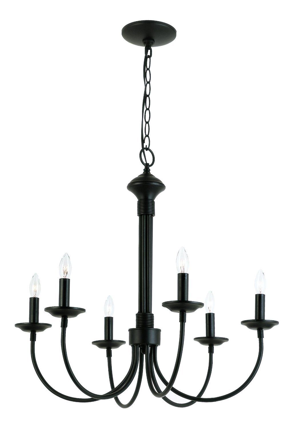 Shaylee 6 Light Candle Style Chandelier Pertaining To Giverny 9 Light Candle Style Chandeliers (View 21 of 30)