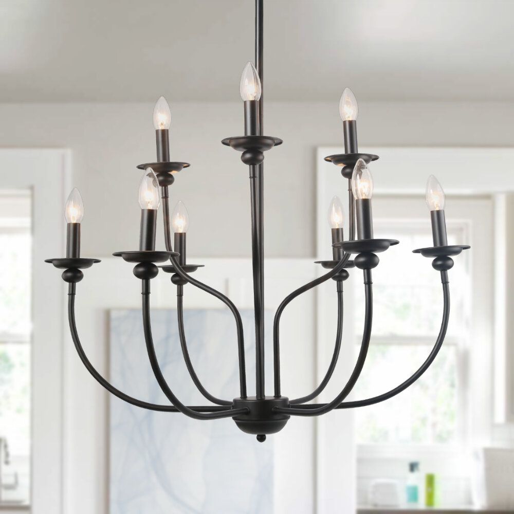 Shirely 2 Tier Traditional 9 Light Candle Style Chandelier Throughout Giverny 9 Light Candle Style Chandeliers (Photo 8 of 30)