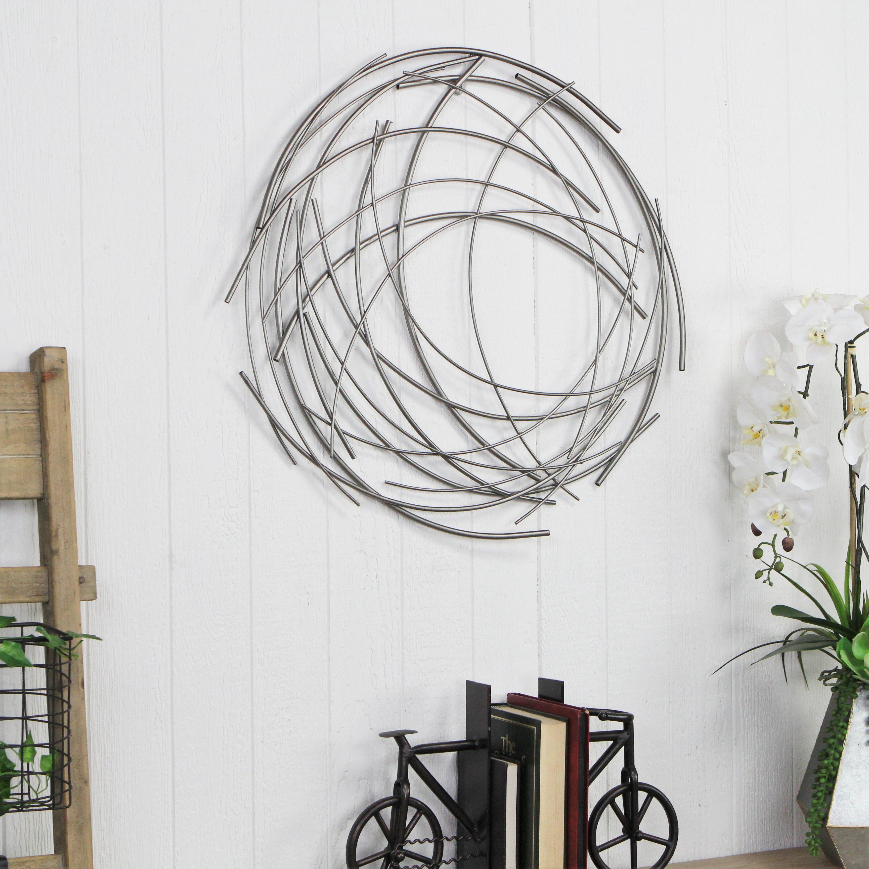 Small Round Wall Decor | Wayfair Pertaining To Let Whatever You Do Today Be Enough Wood Wall Decor (View 13 of 30)