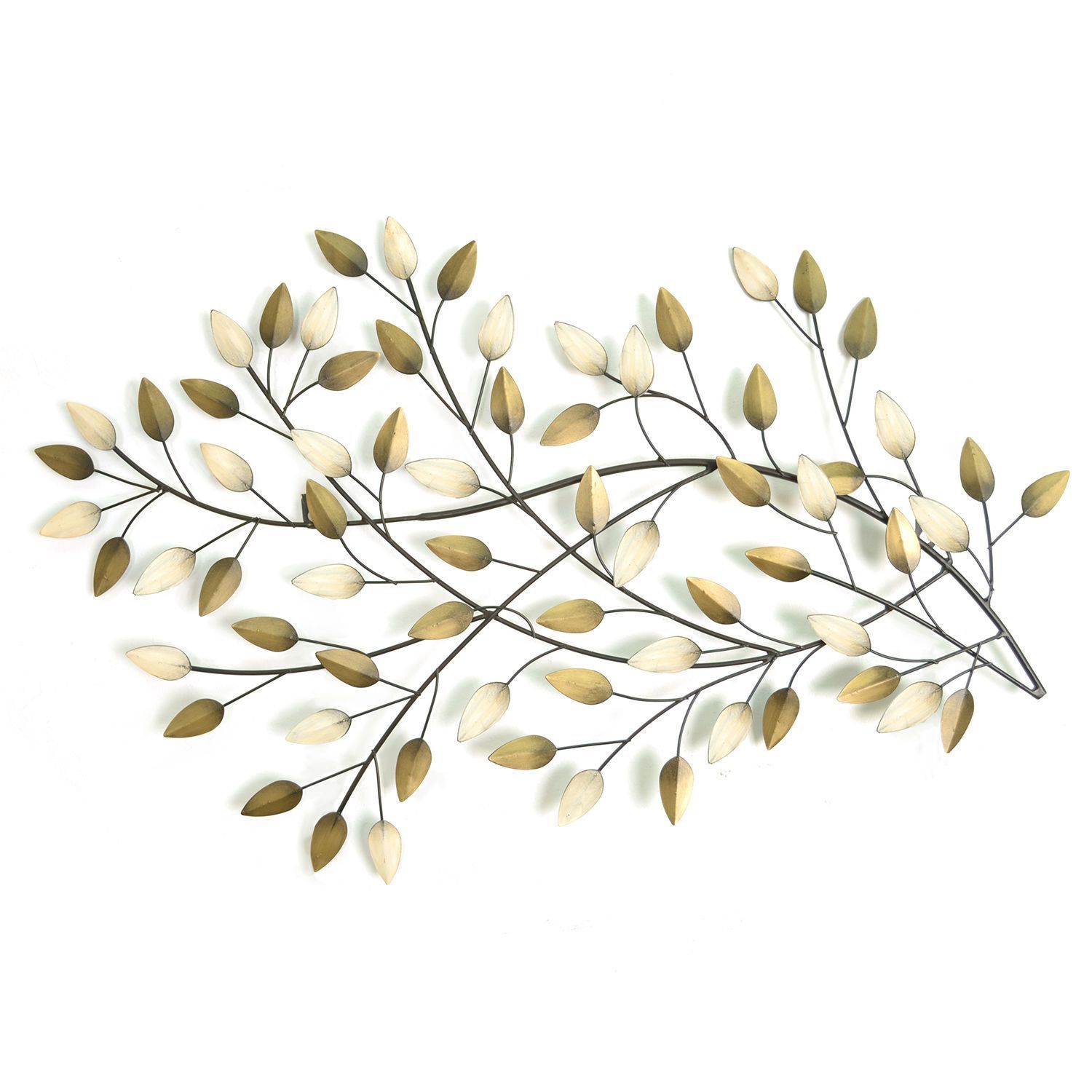 Stratton Home Blowing Leaves Wall Decor (gold/beige), Multi For Desford Leaf Wall Decor (Photo 9 of 30)