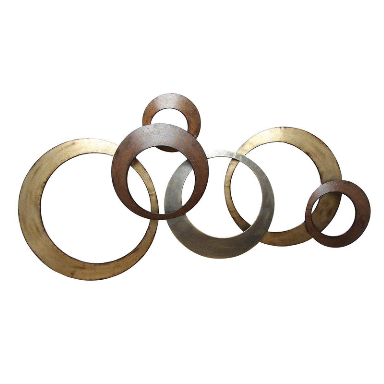 Stratton Home Decor Metallic Rings Wall Decor Pertaining To Rings Wall Decor (View 27 of 30)