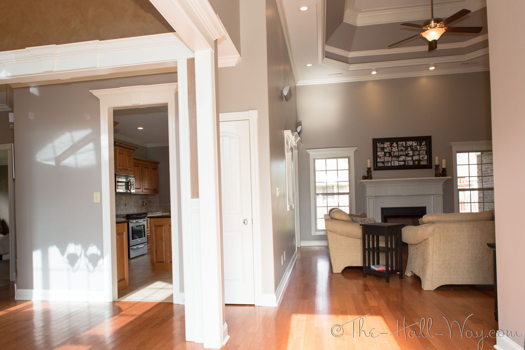 Summer Tour Of Homes | The Hall Way Within Brushed Pearl Over The Door Wall Decor (View 25 of 30)