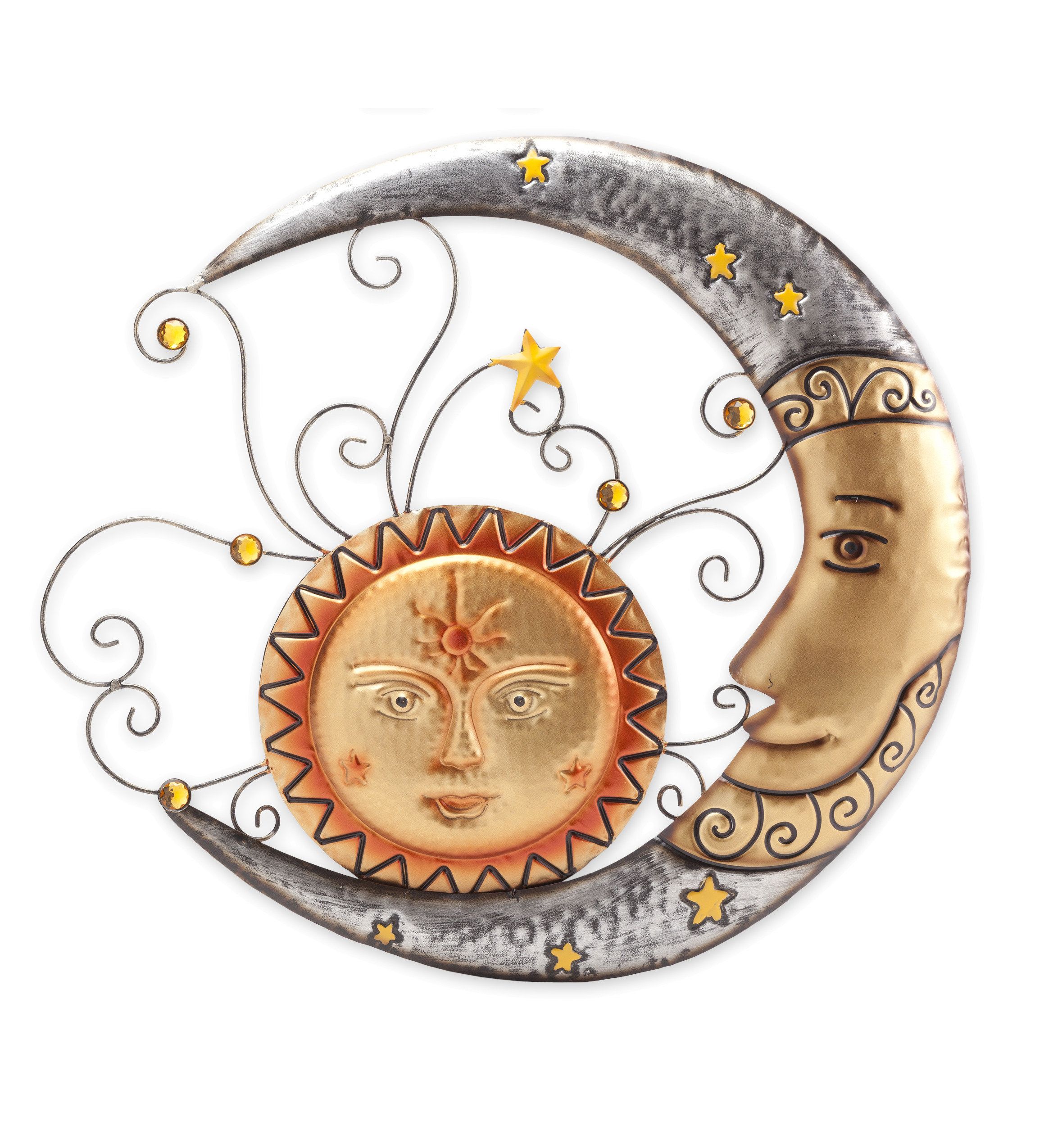 Sun And Moon Metal Wall Art | Wayfair (View 6 of 30)