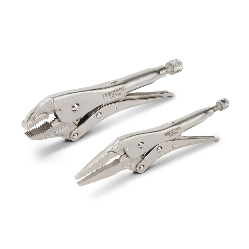 Tekton Curved Jaw, Long Nose Locking Pliers Set (2 Piece) For 2 Piece Trigg Wall Decor Sets (set Of 2) (Photo 19 of 30)