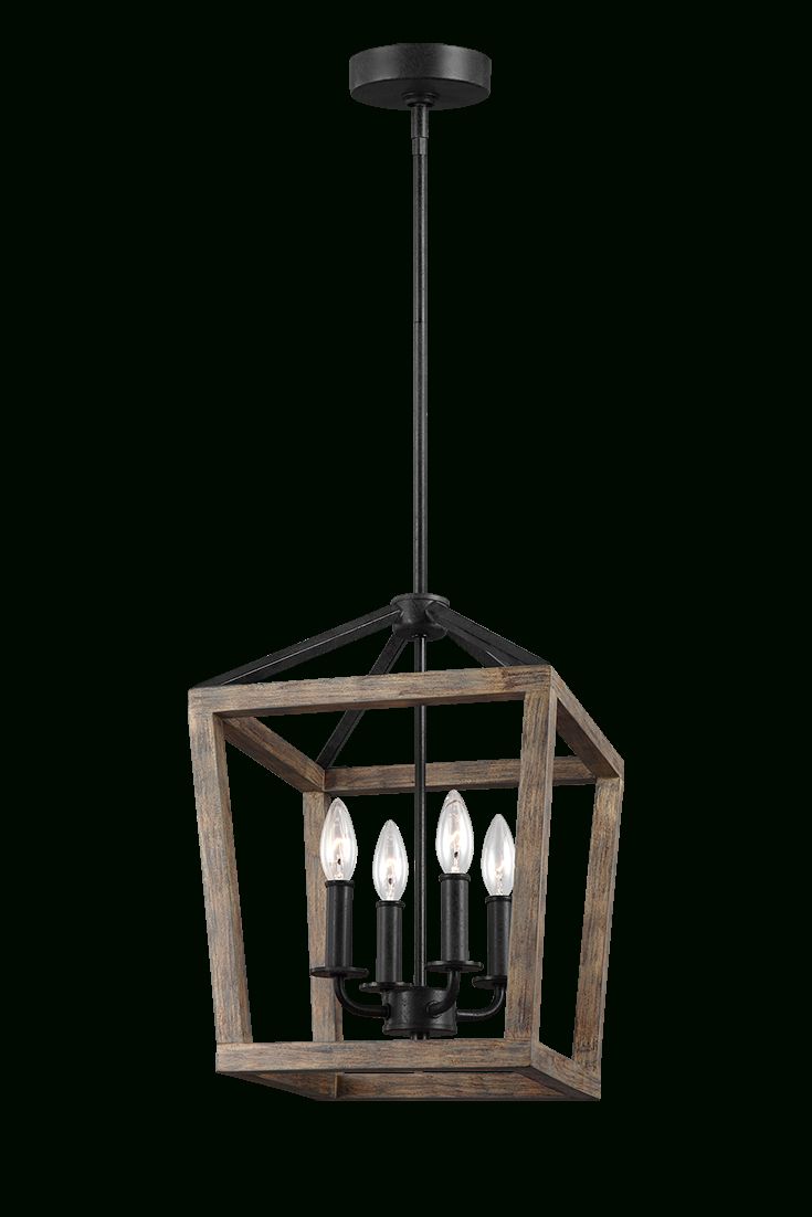 The Gannet 4 Light Chandelierfeiss Exudes Rustic Charm Inside Odie 4 Light Lantern Square Pendants (View 11 of 30)