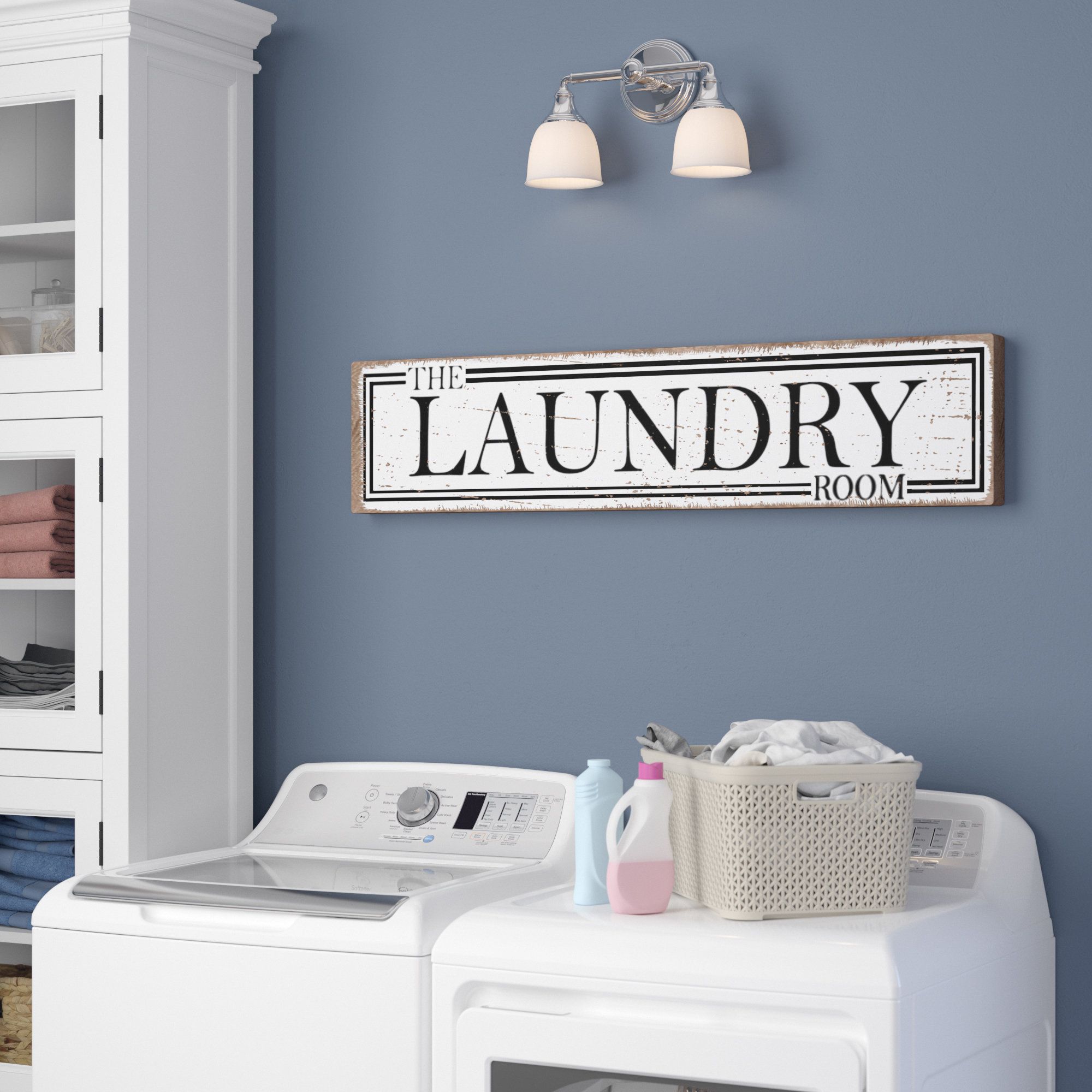 The Laundry Room Wall Décor Within Metal Laundry Room Wall Decor By Winston Porter (View 9 of 30)