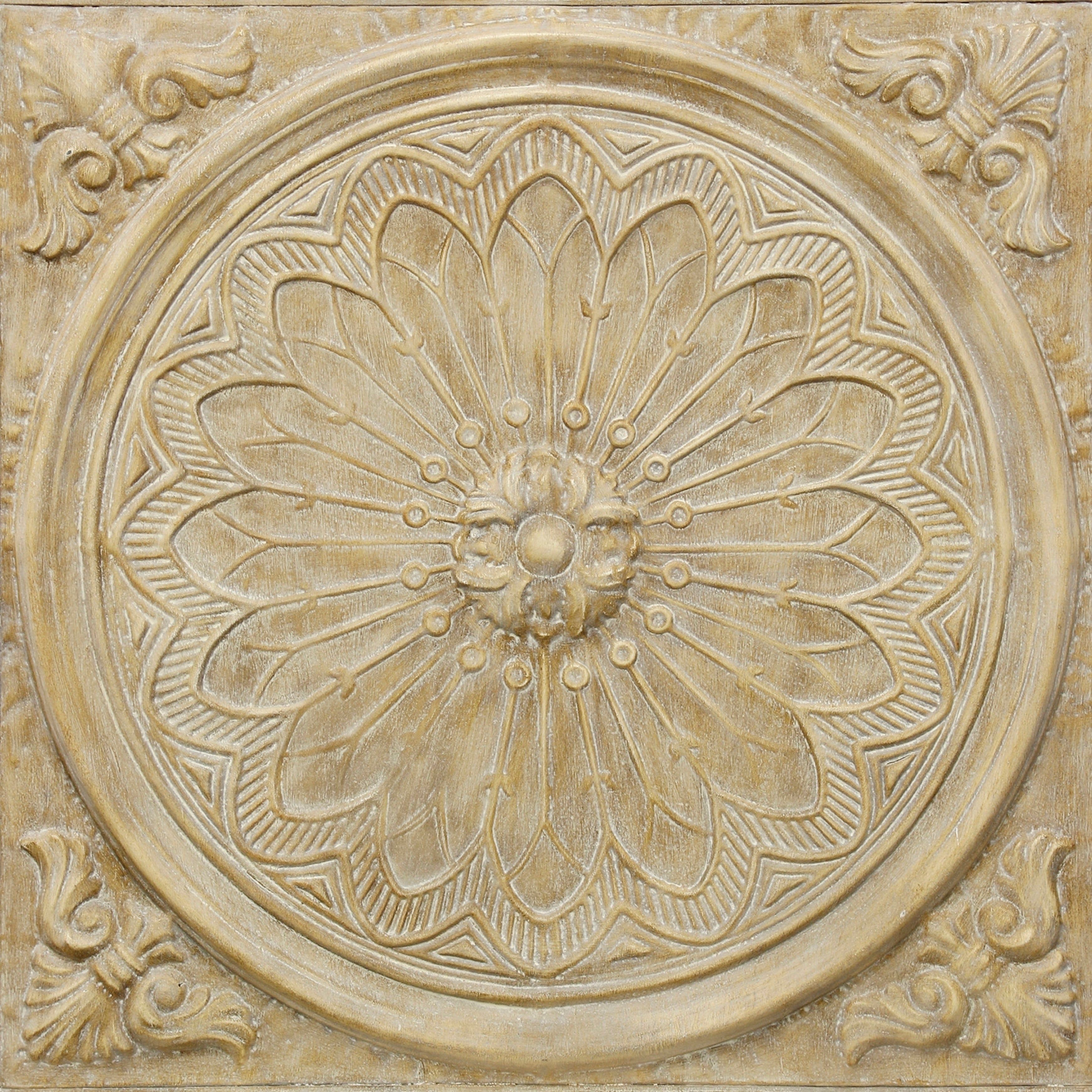 Traditional Dimensional Natural Slate Medallion Wall Decor With European Medallion Wall Decor (View 9 of 30)