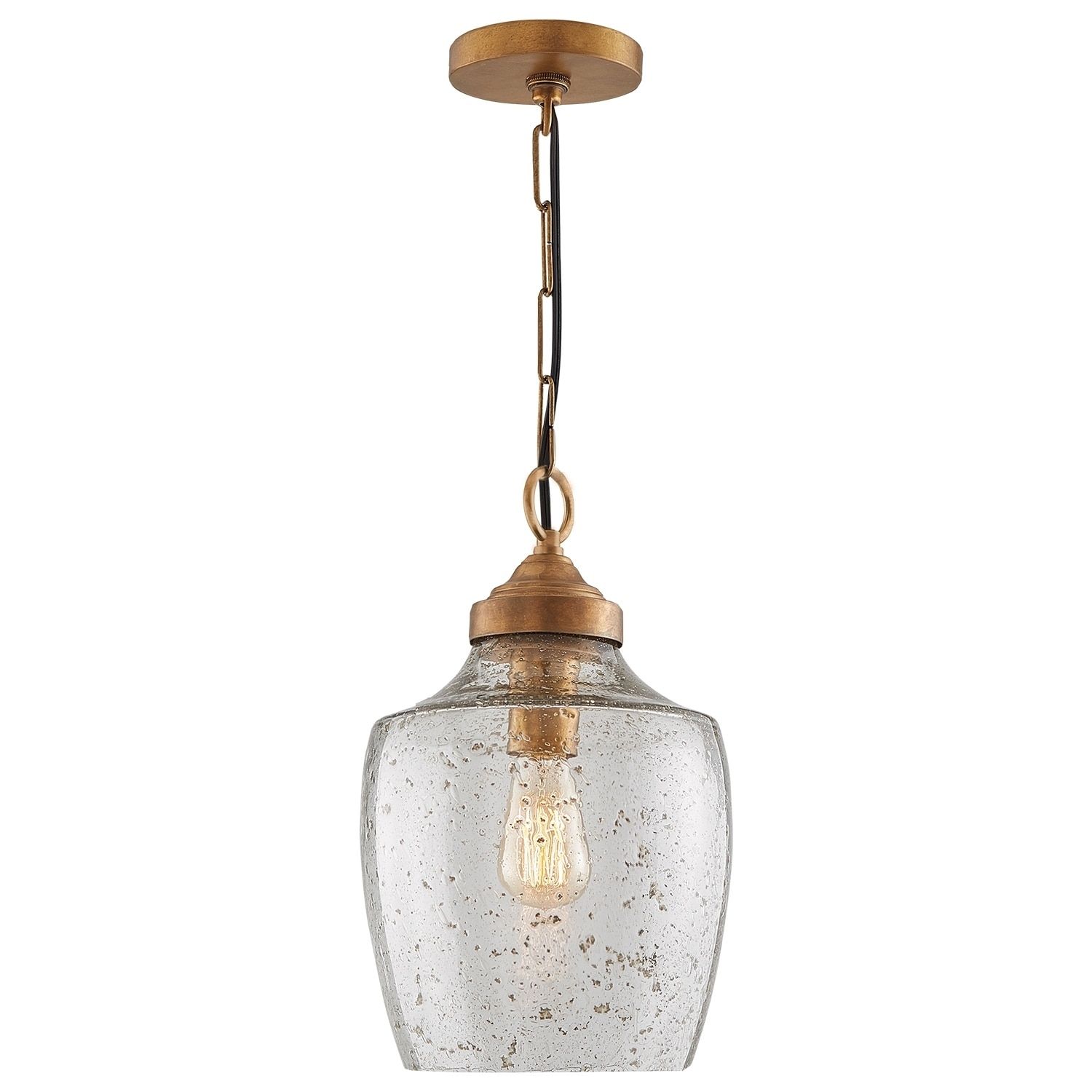 Transitional 1 Light Glass Pendant With Rose Brass – Rose Intended For Carey 1 Light Single Bell Pendants (View 13 of 30)